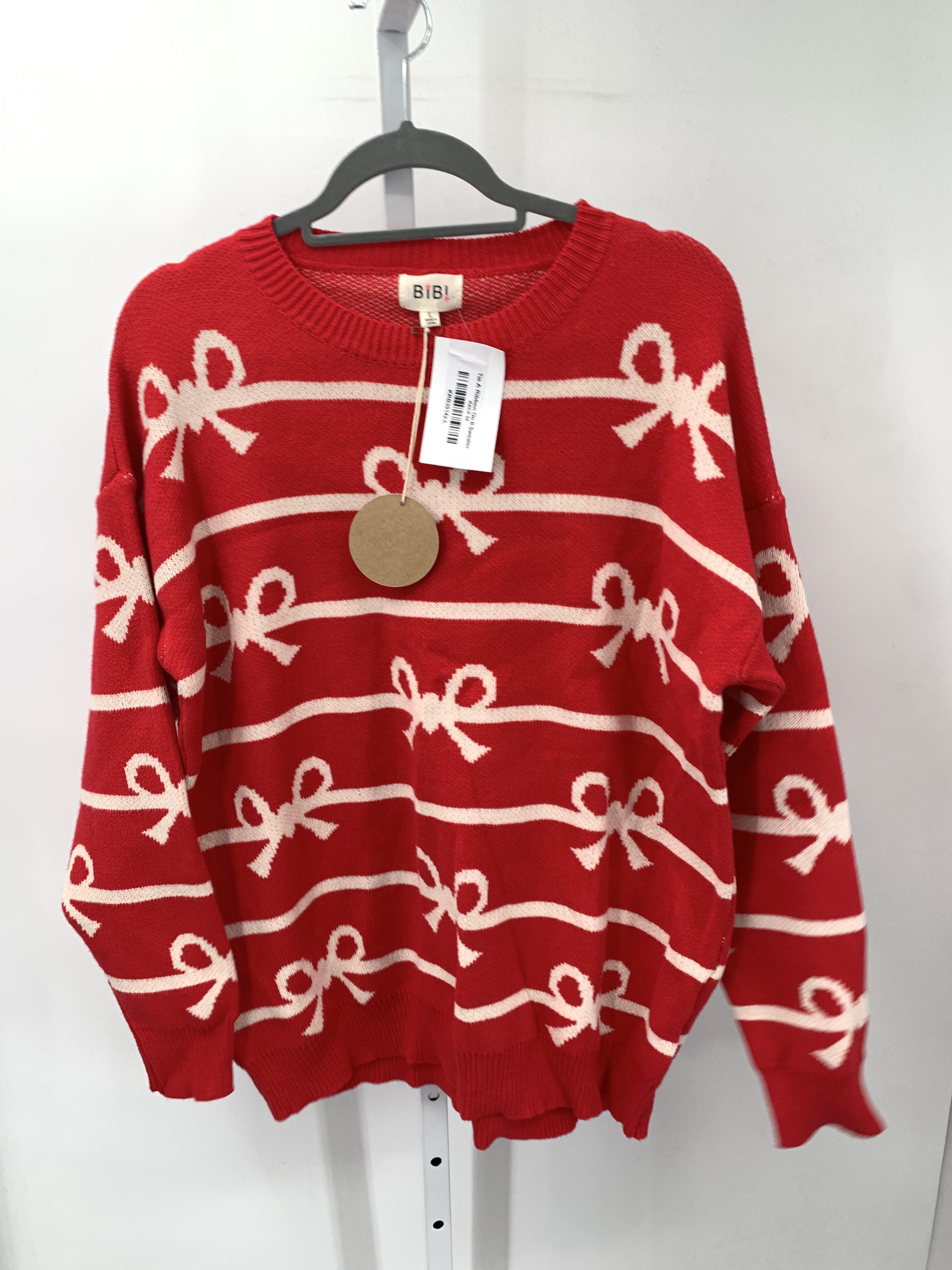 Size Large Misses Long Slv Sweater