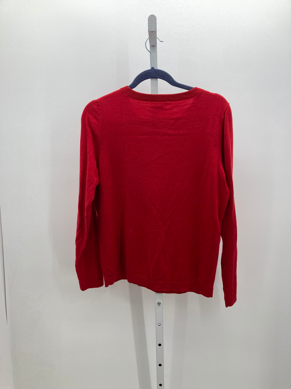 LONG SLV SWEATER WHITE REINDEER