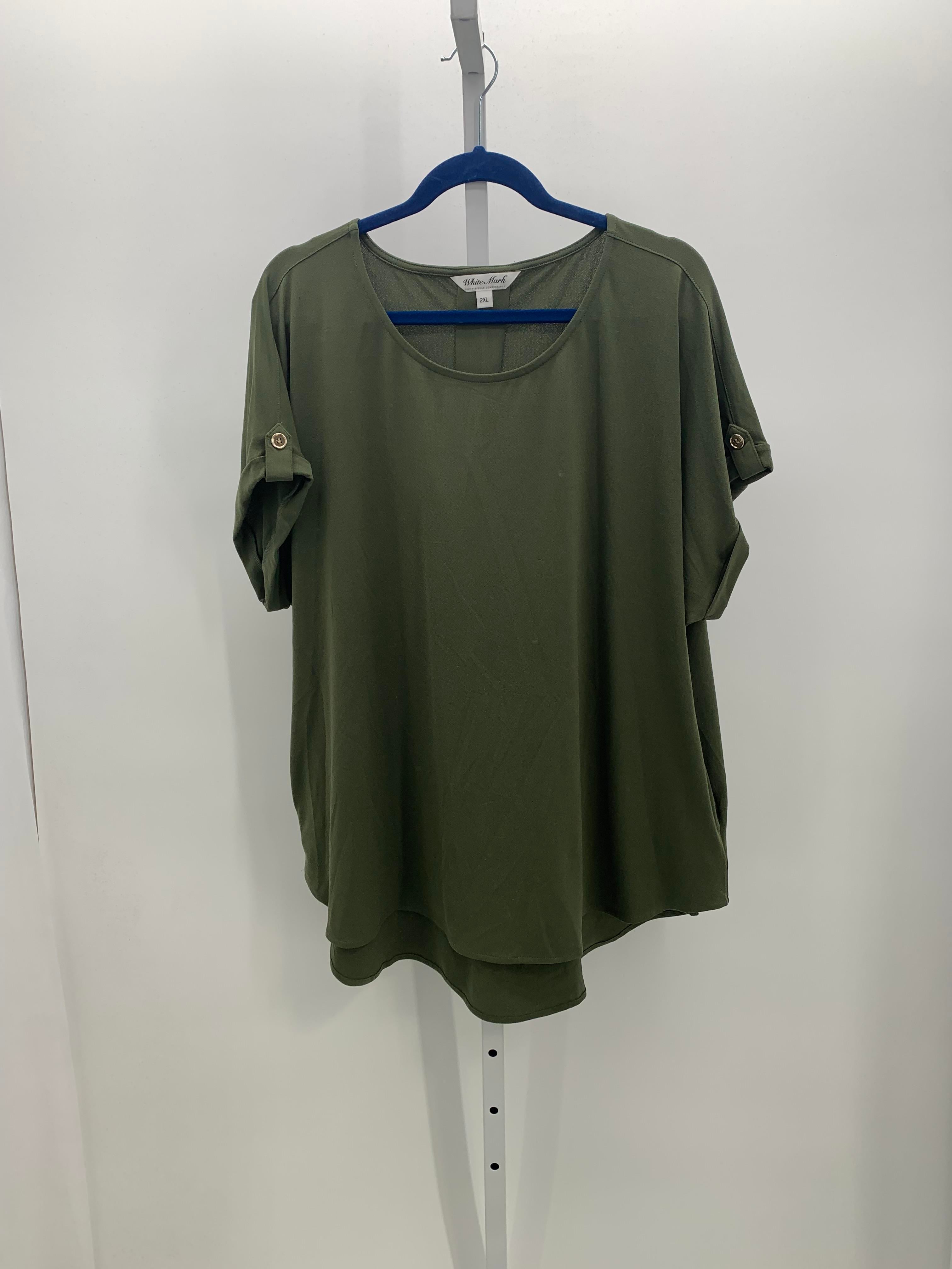 Size 2X Womens Short Sleeve Shirt