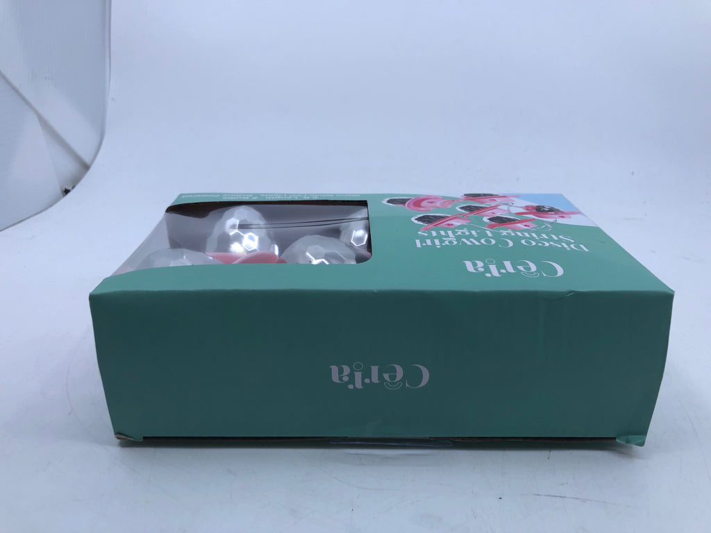 NIB PINK DISCO COWGIRL STRING LIGHTS