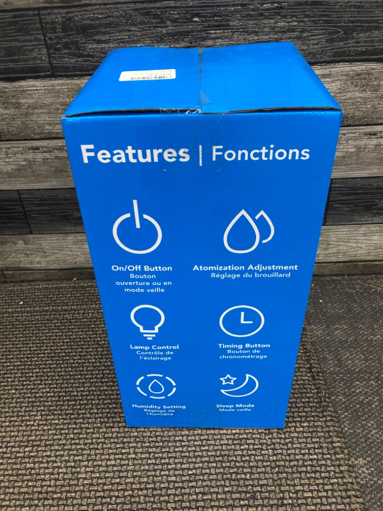 NIB SENVILLE COOL MIST HUMIDIFIER.