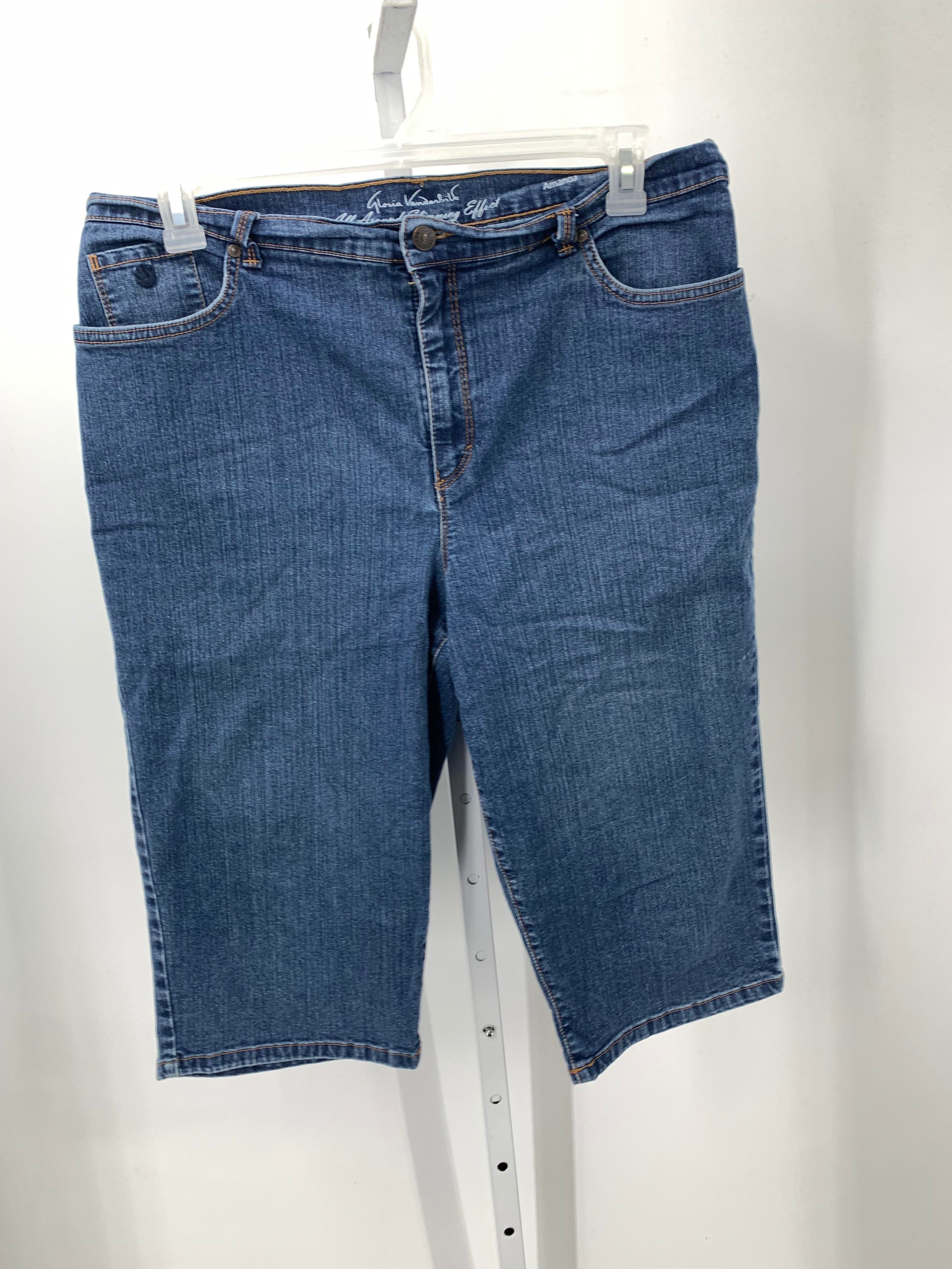 Gloria Vanderbilt Size 14 Misses Capri Pants