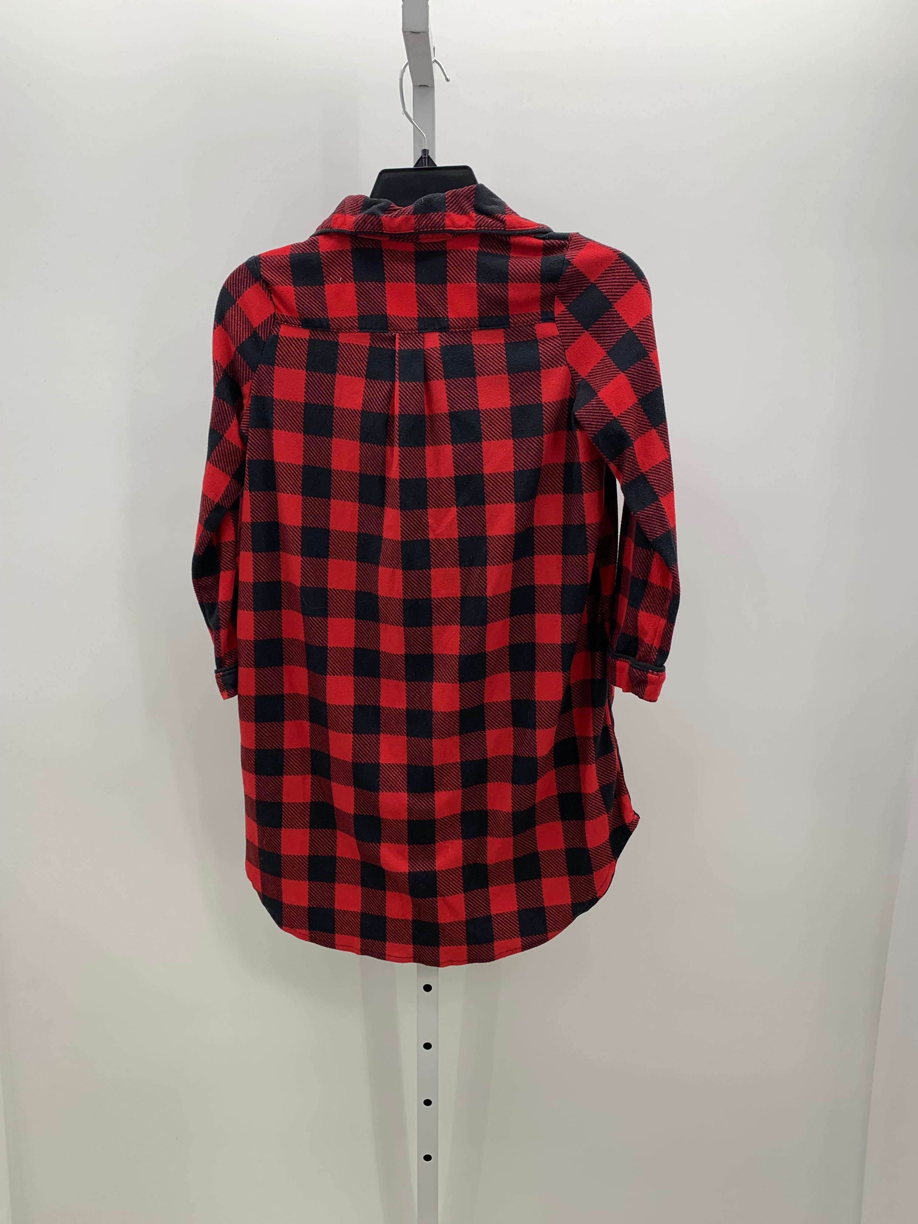 BLACK PLAID NIGHTGOWN