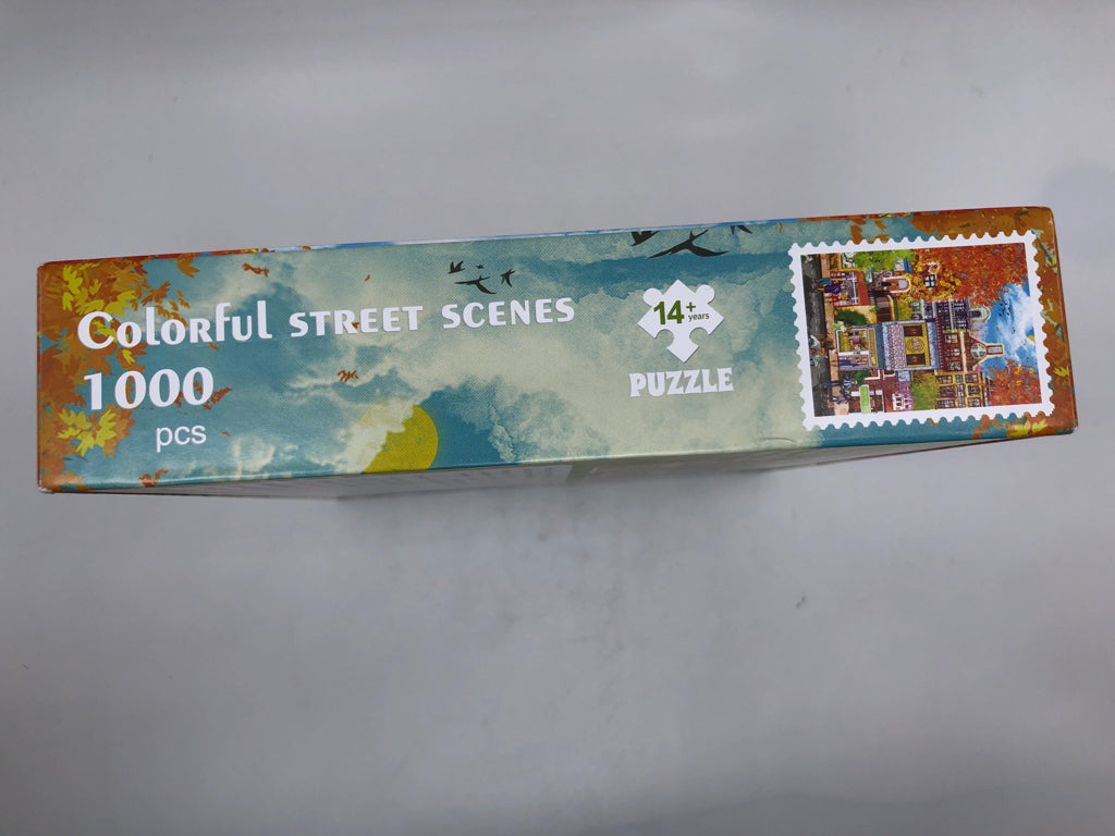 NIB COLORFUL STREET SCENE.