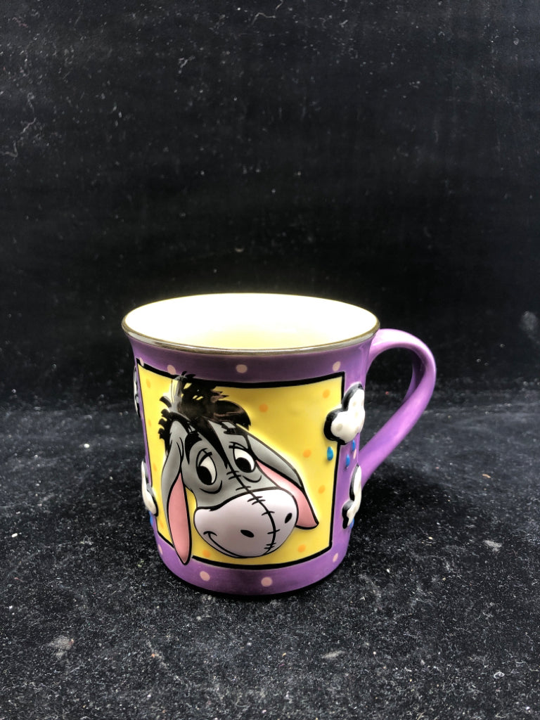 EMBOSSED EEYORE MUG.