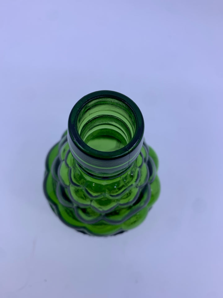 WHEATON GREEN GLASS "ARMY BITTERS" EMPTY BOTTLE.
