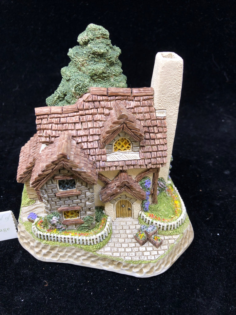 DAVID WINTER COTTAGE MISTOLE COTTAGE W LITTLE SIGN.