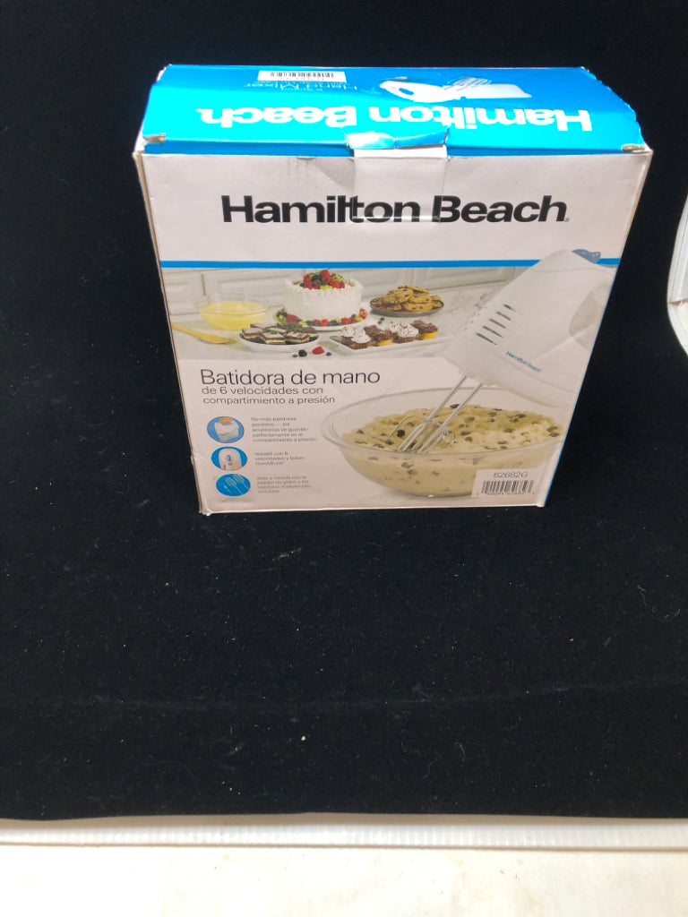 NIB HAND MIXER - HAMILTON BEACH.