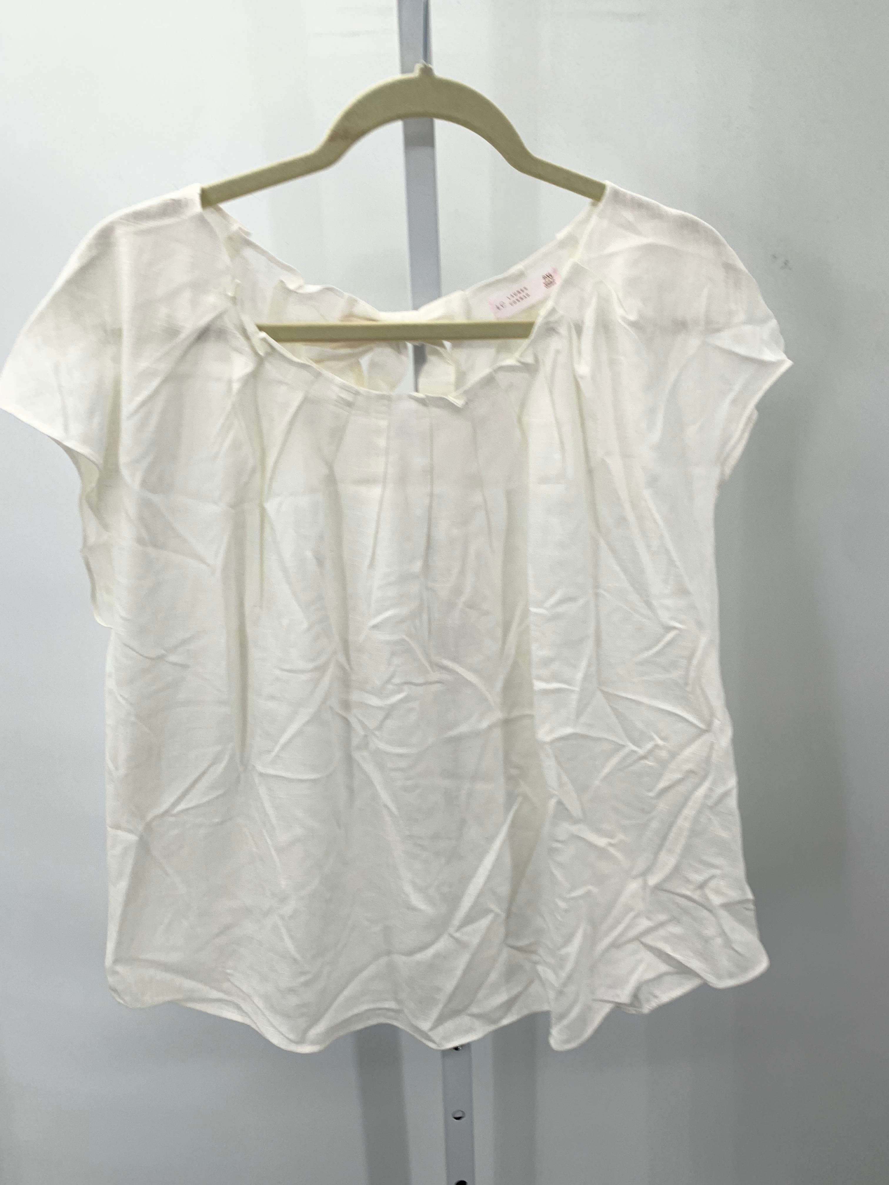Lauren Conrad Size X Large Petite Petite Short Sleeve Shirt