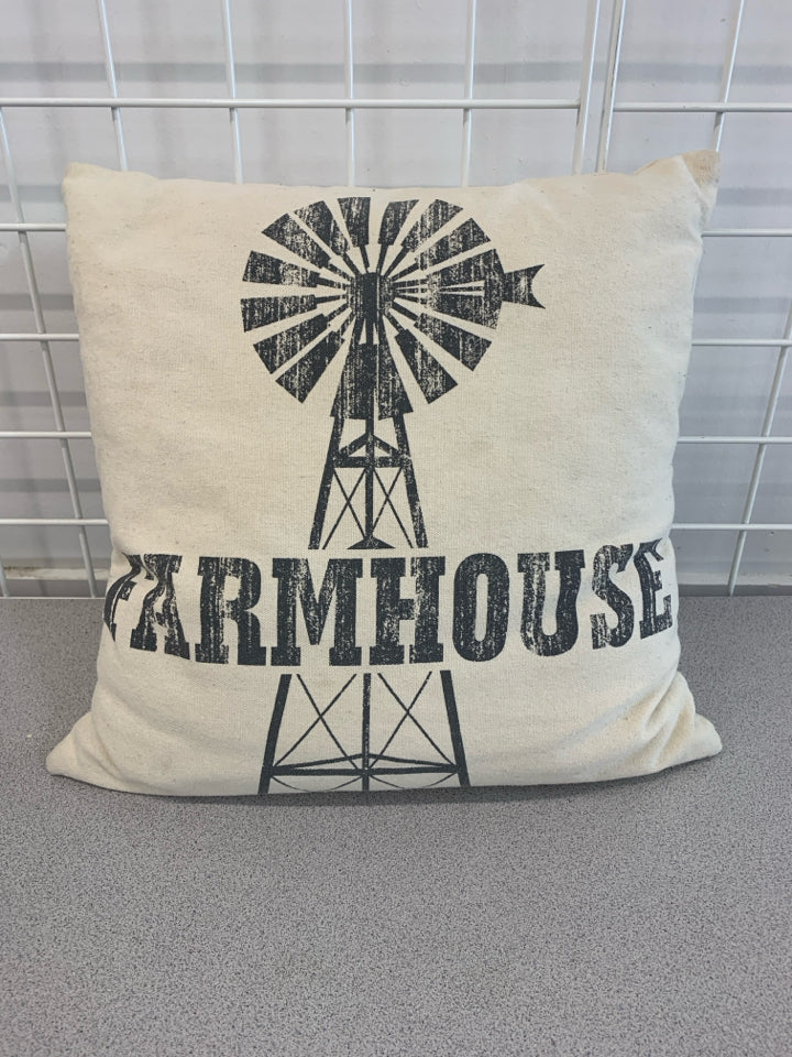 FARMHOUSE PILLOW.