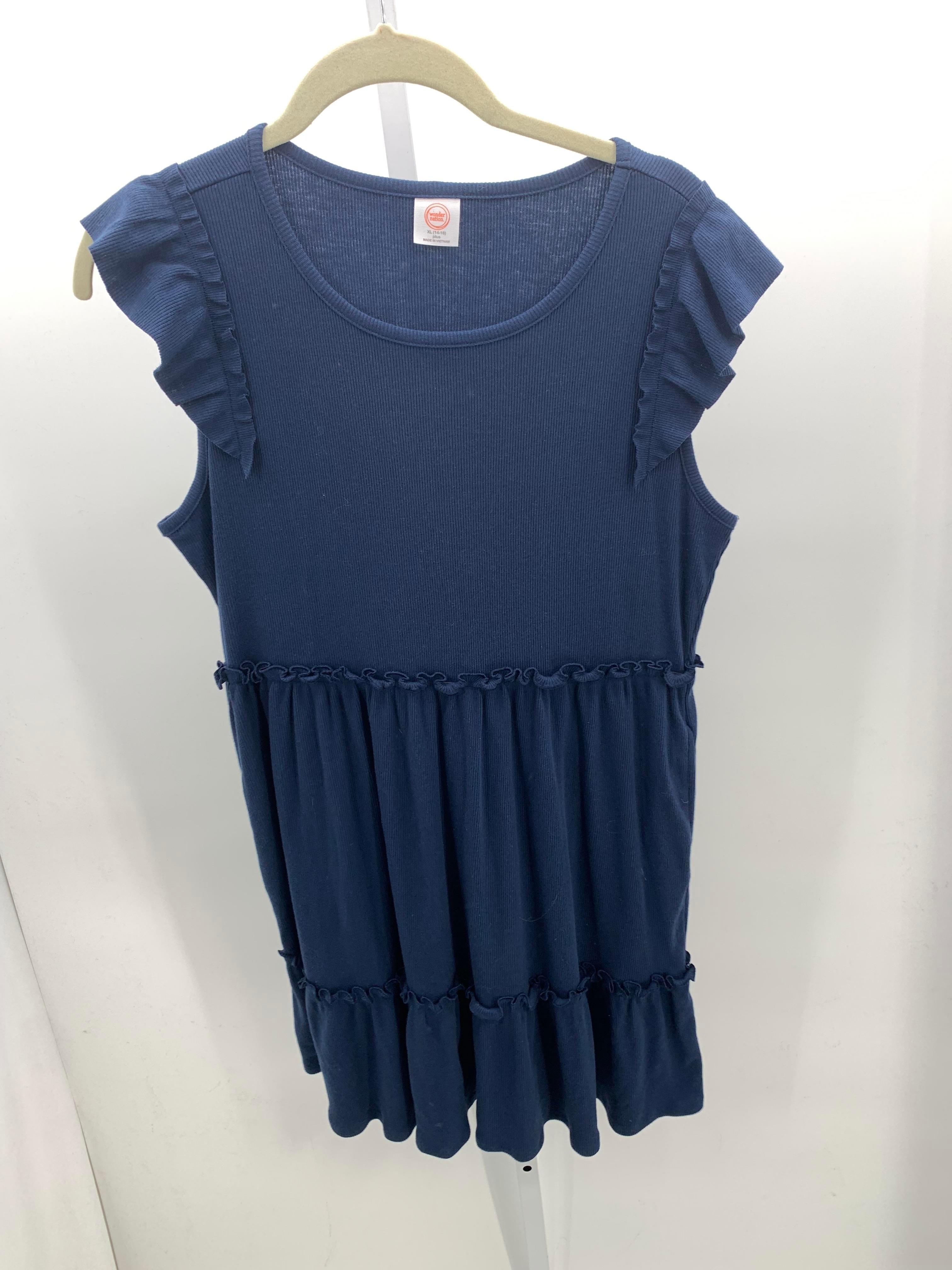 Wonder Nation Size 14-16 Girls Short Sleeve Dress