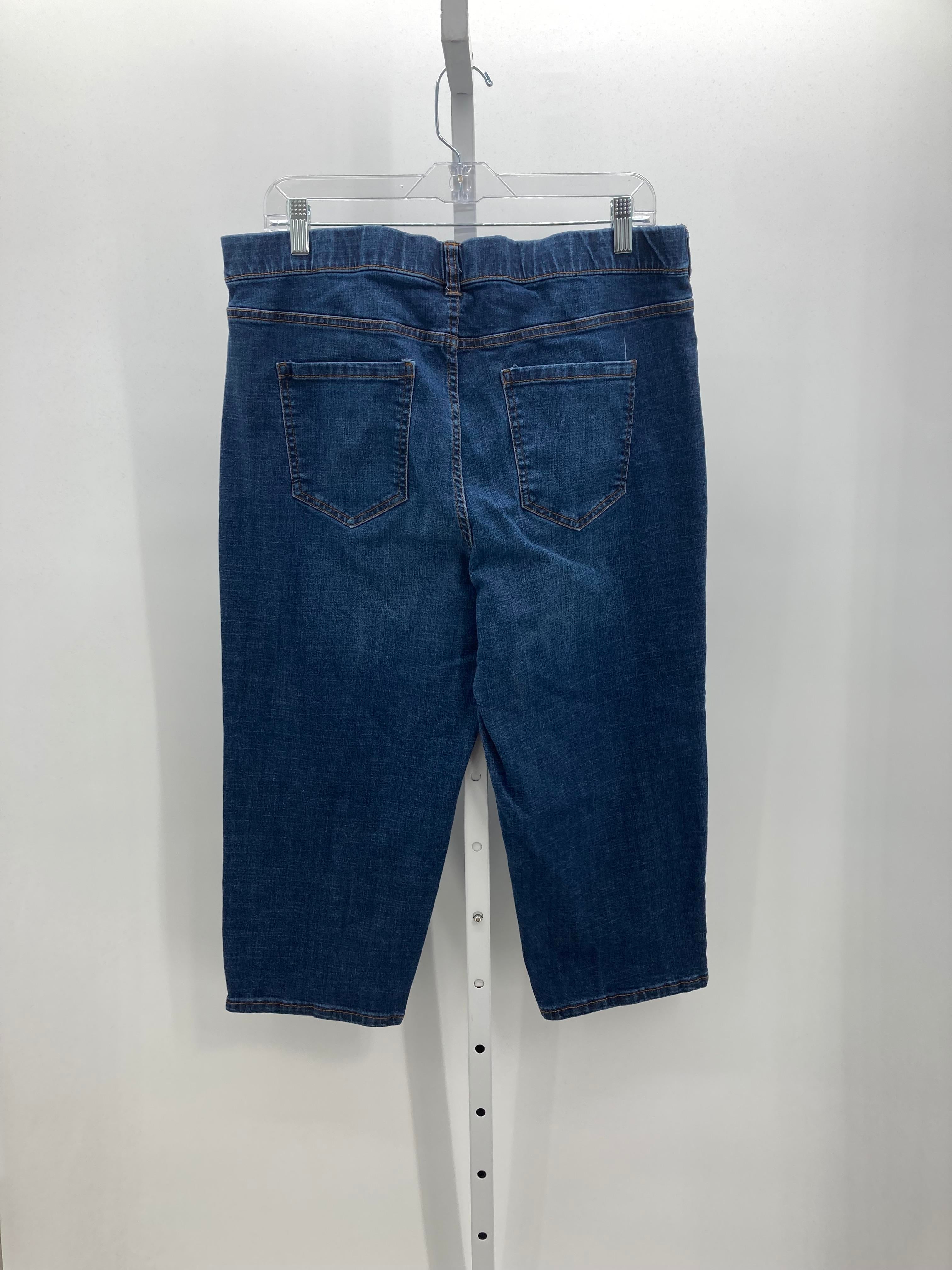 Time and Tru Size Extra Large Misses Cropped Jeans