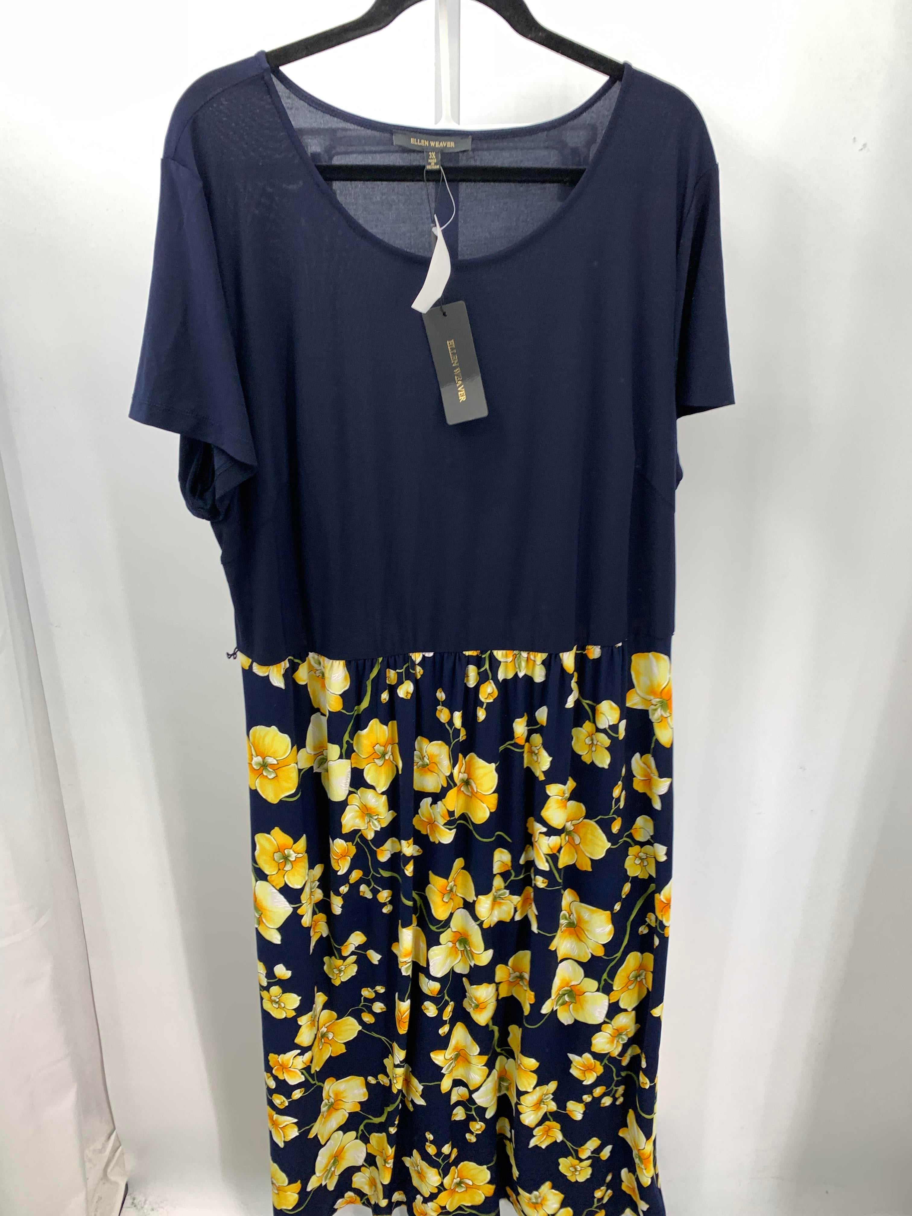 Size 3X Womens Short Sleeve Dress