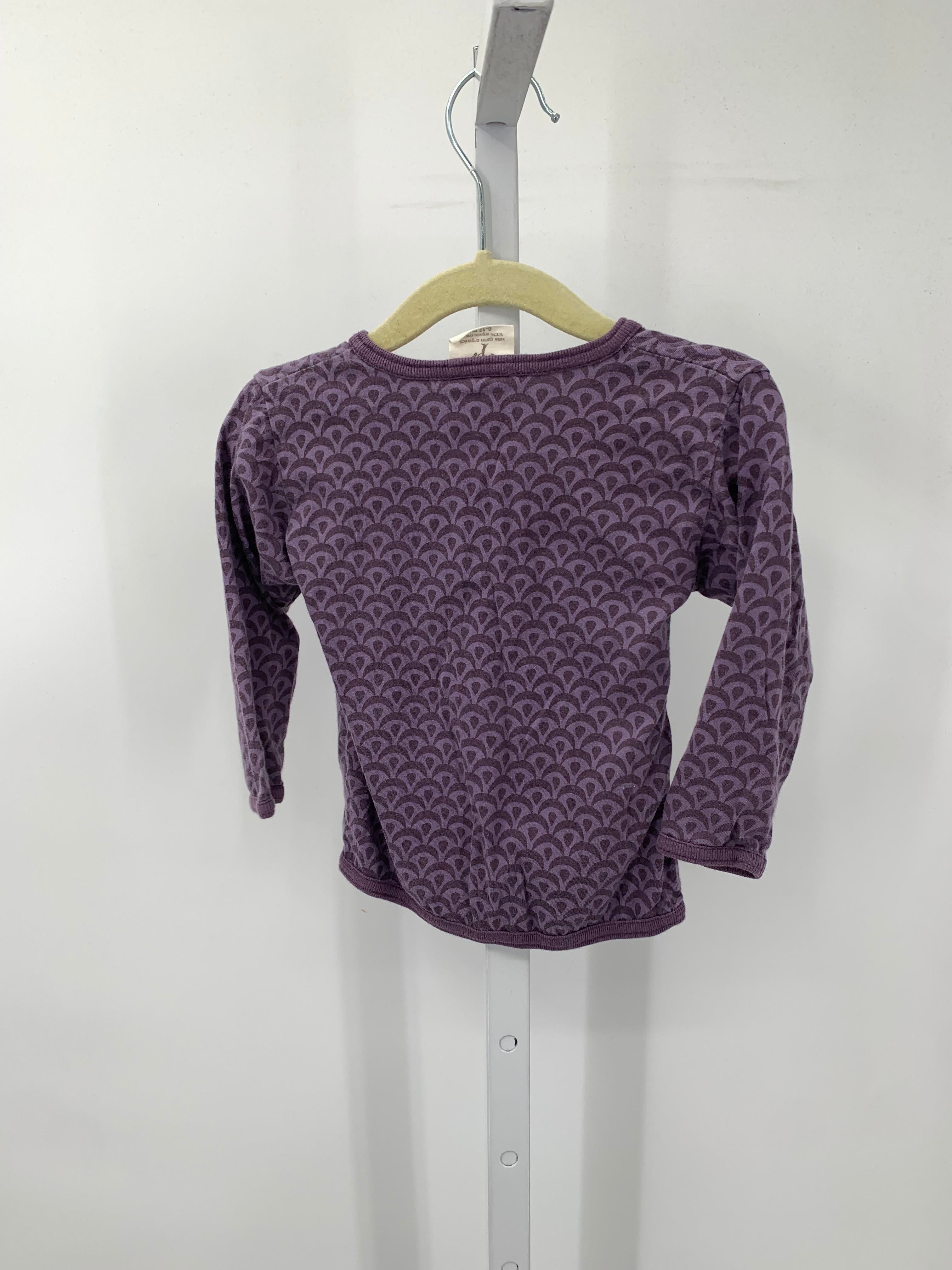 Size 6-12 mon Girls Long Sleeve Shirt
