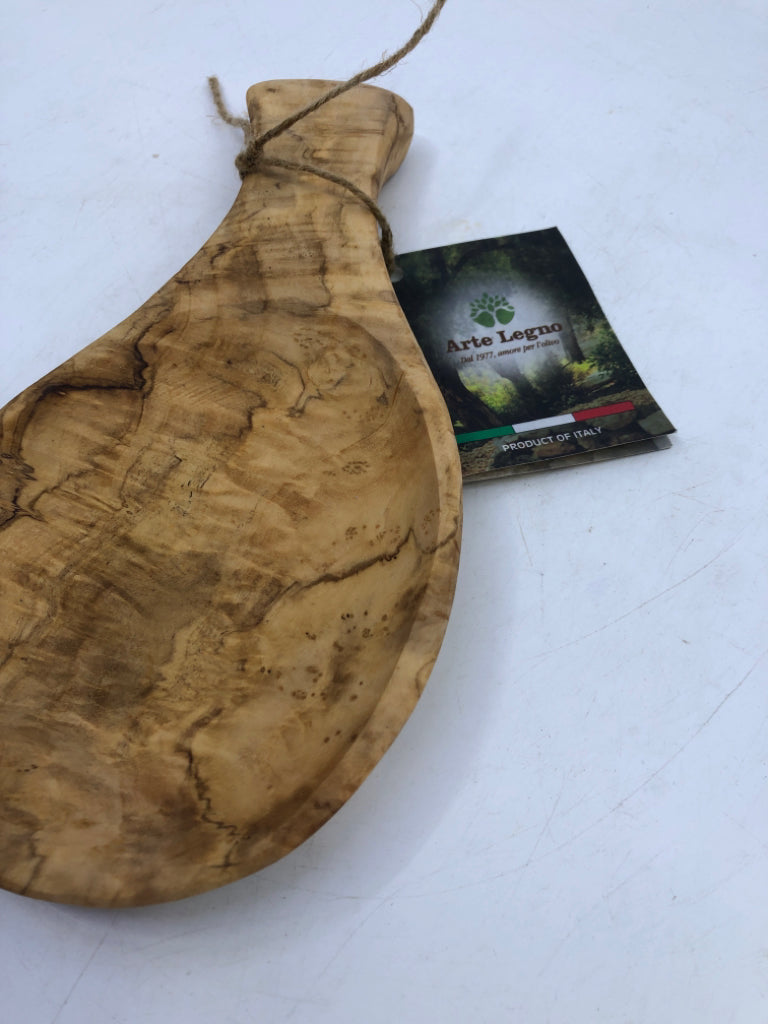 WOOD SPOON REST ARTE LEGNO.