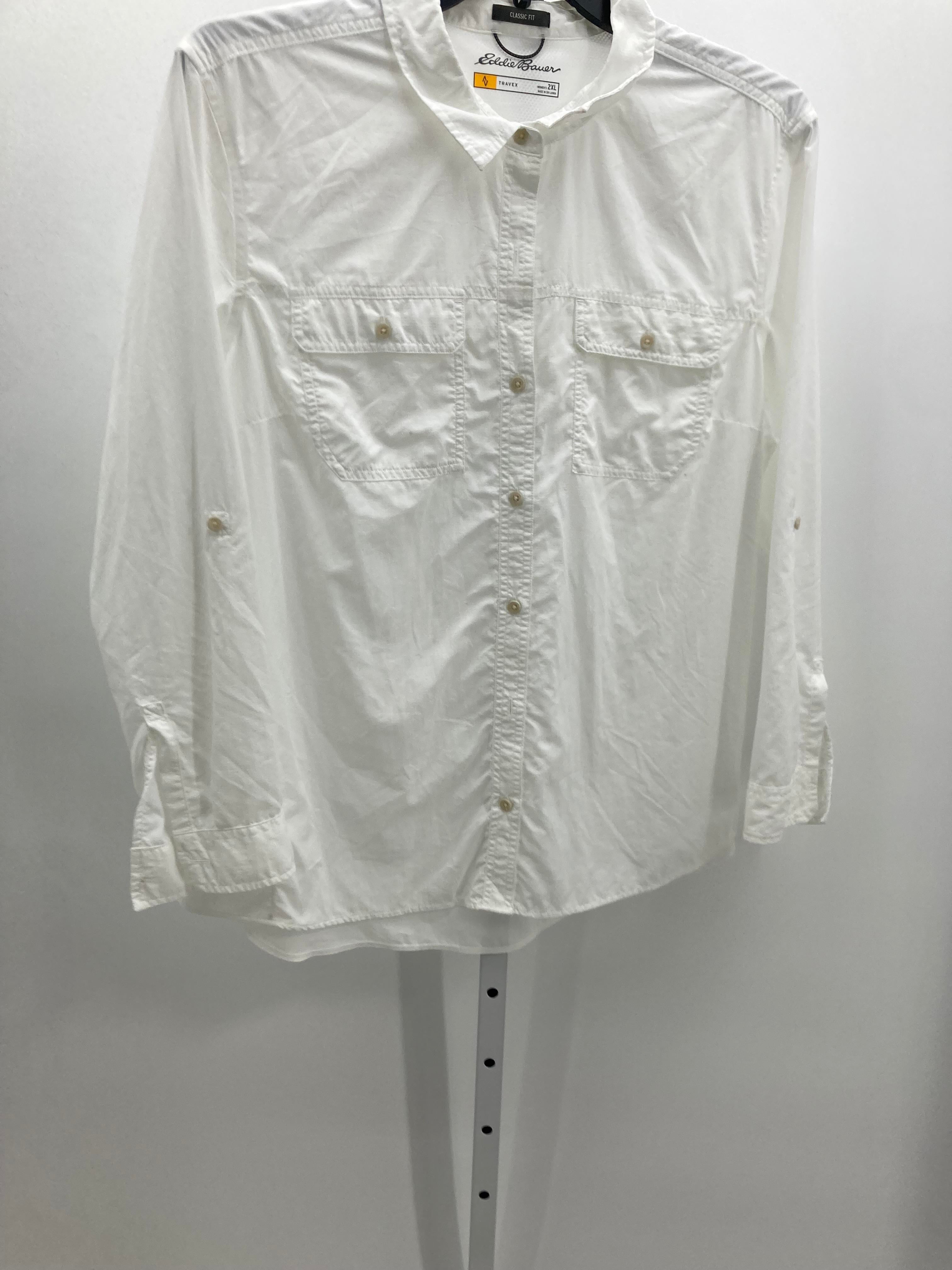 Eddie Bauer Size 2X Womens Long Sleeve Shirt
