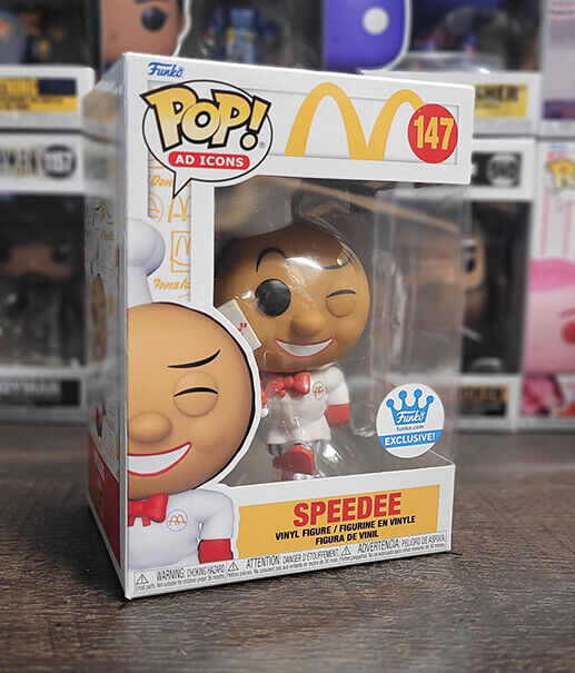 Funko POP! Ad Icons McDonalds #147 Speedee - Limited Funko Shop Exclusive - New,