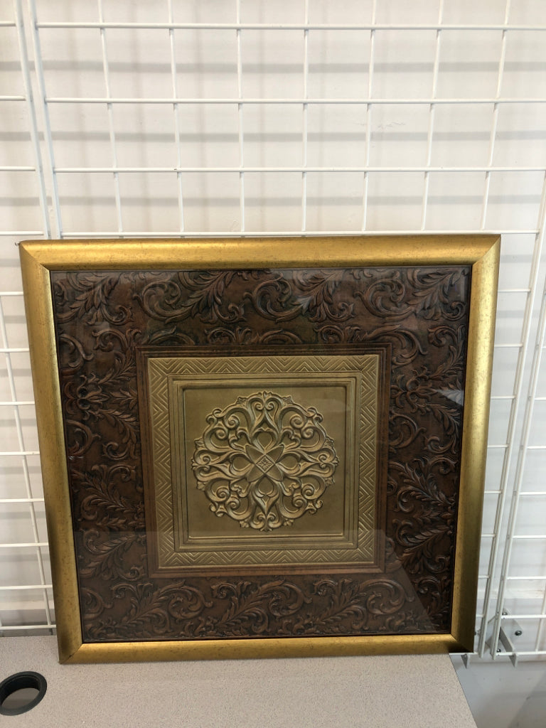 ORNATE FRAMED TILE.