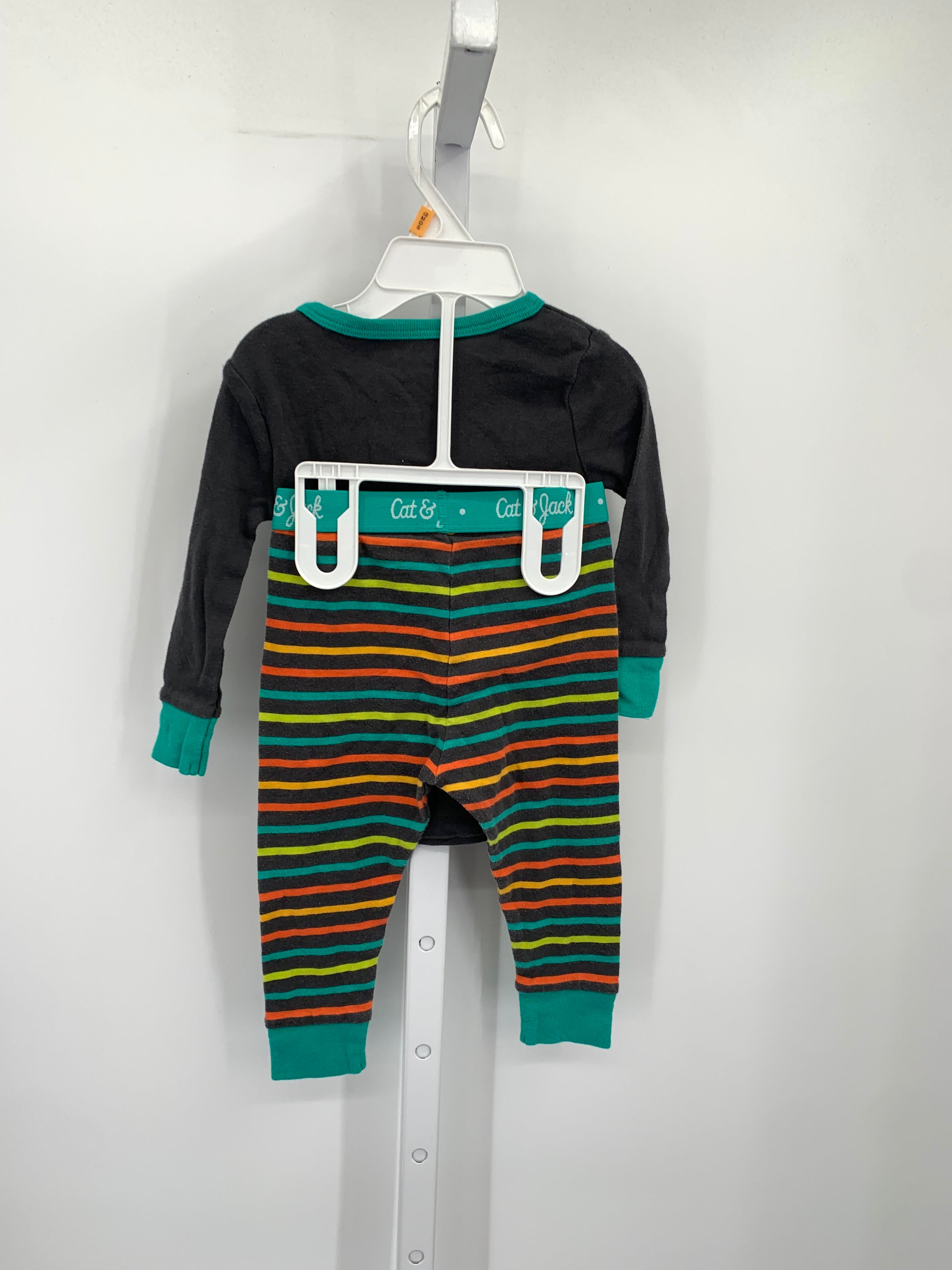 DINOS STRIPES KNIT PJS