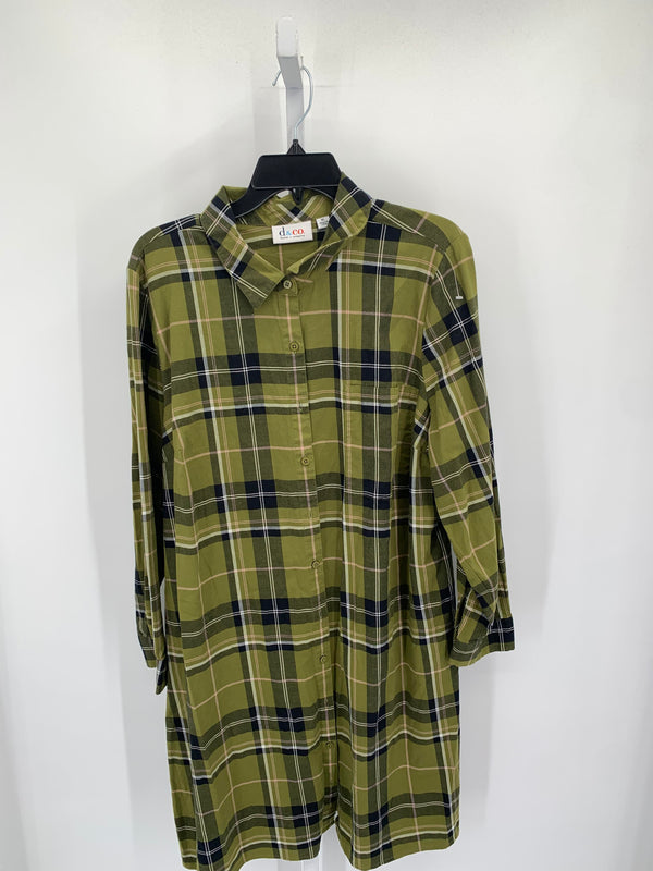 d & co. Size Extra Large Misses Long Sleeve Dress