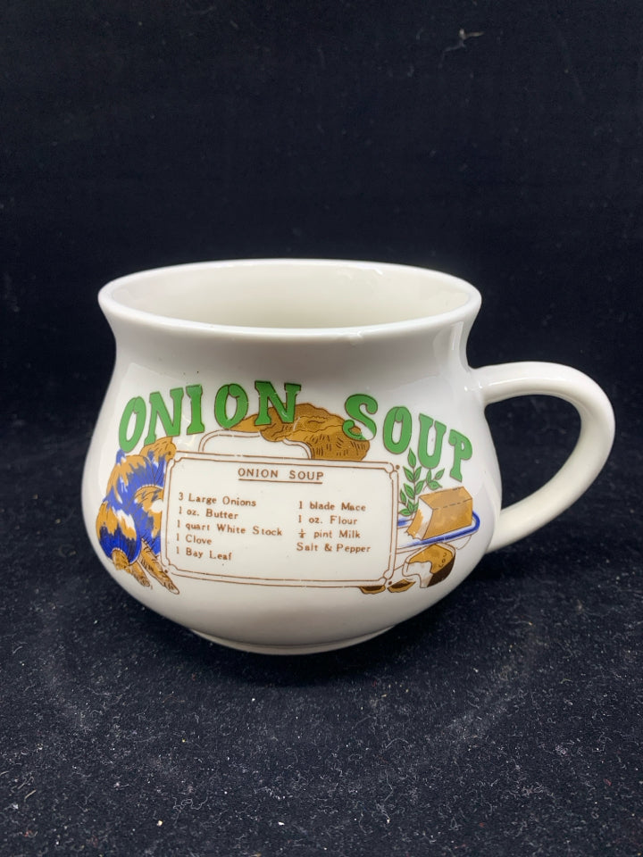 ONION SOUP MUG.