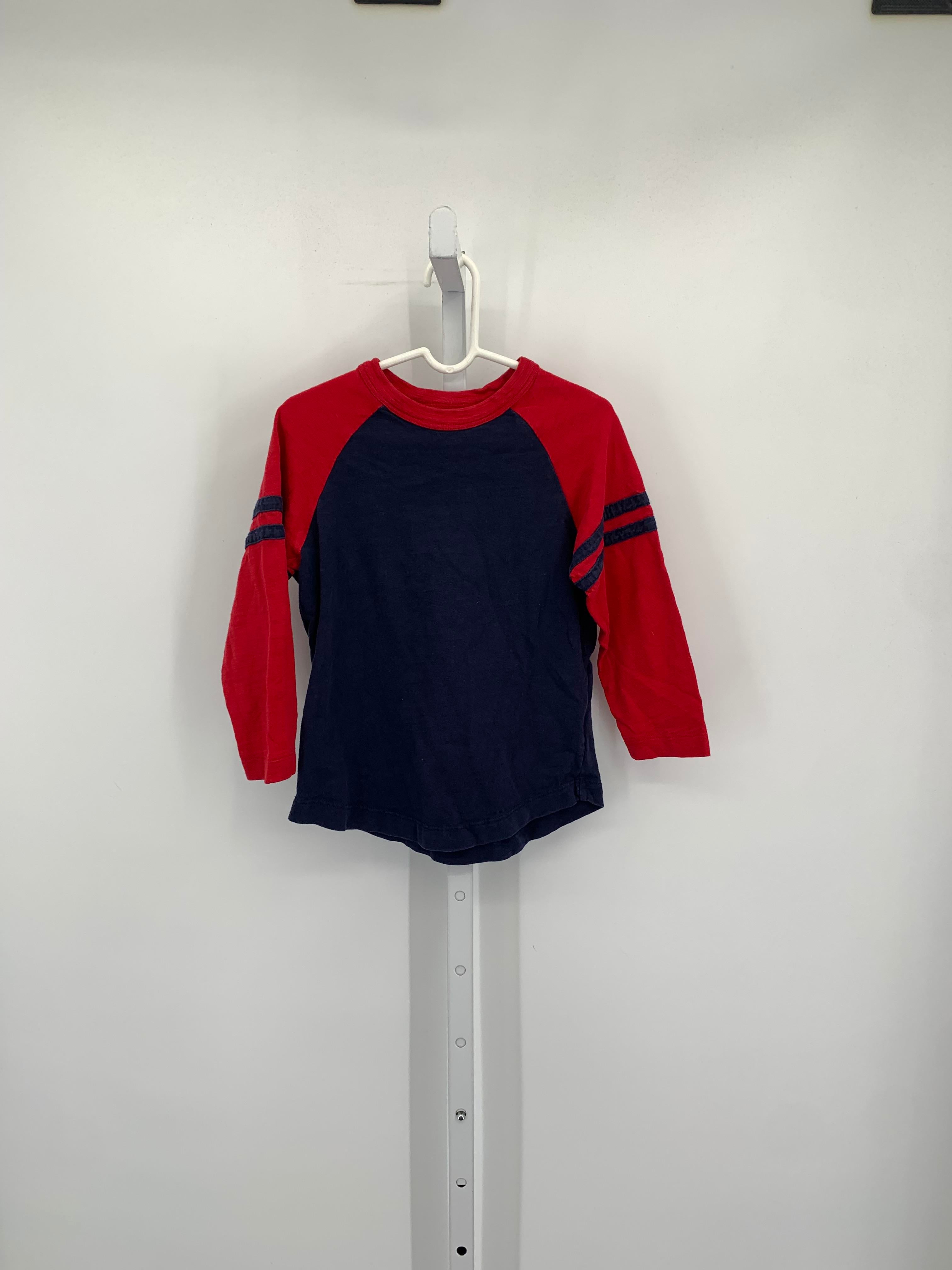 NAVY/ RED KNIT SHIRT