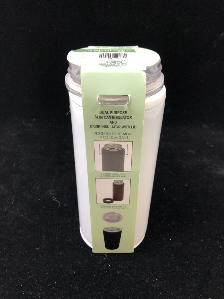 NIP CAN AND DRINK INSULATOR W/ LID