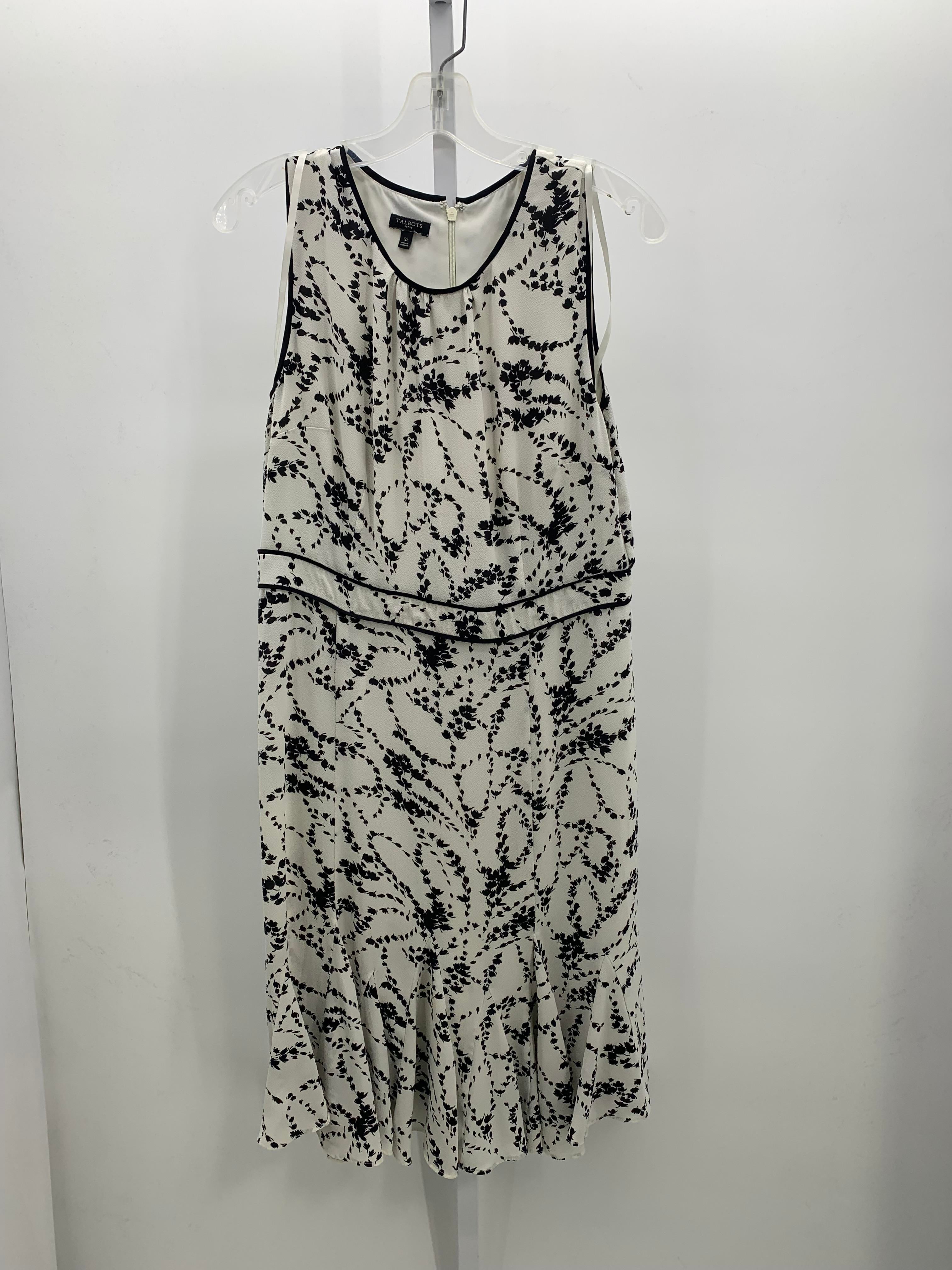 Talbots Size 12 Petite Petite Sleeveless Dress