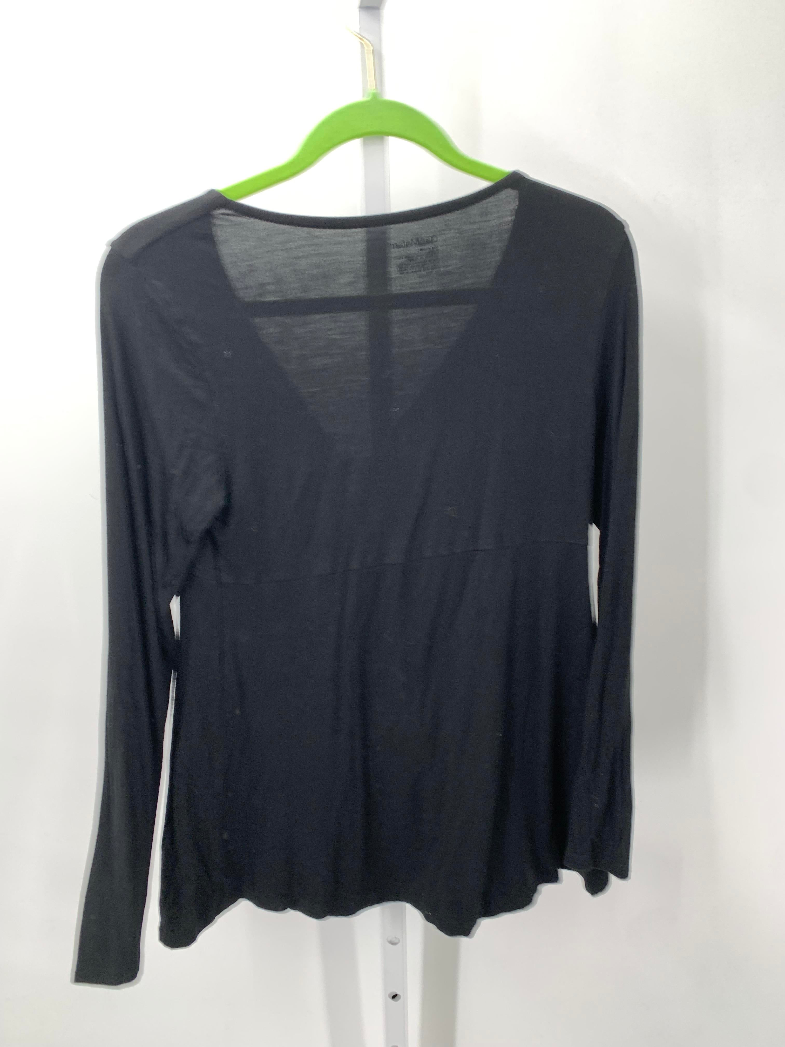 Ghosts & Angels Black Size Medium Maternity Long Sleeve Shirt