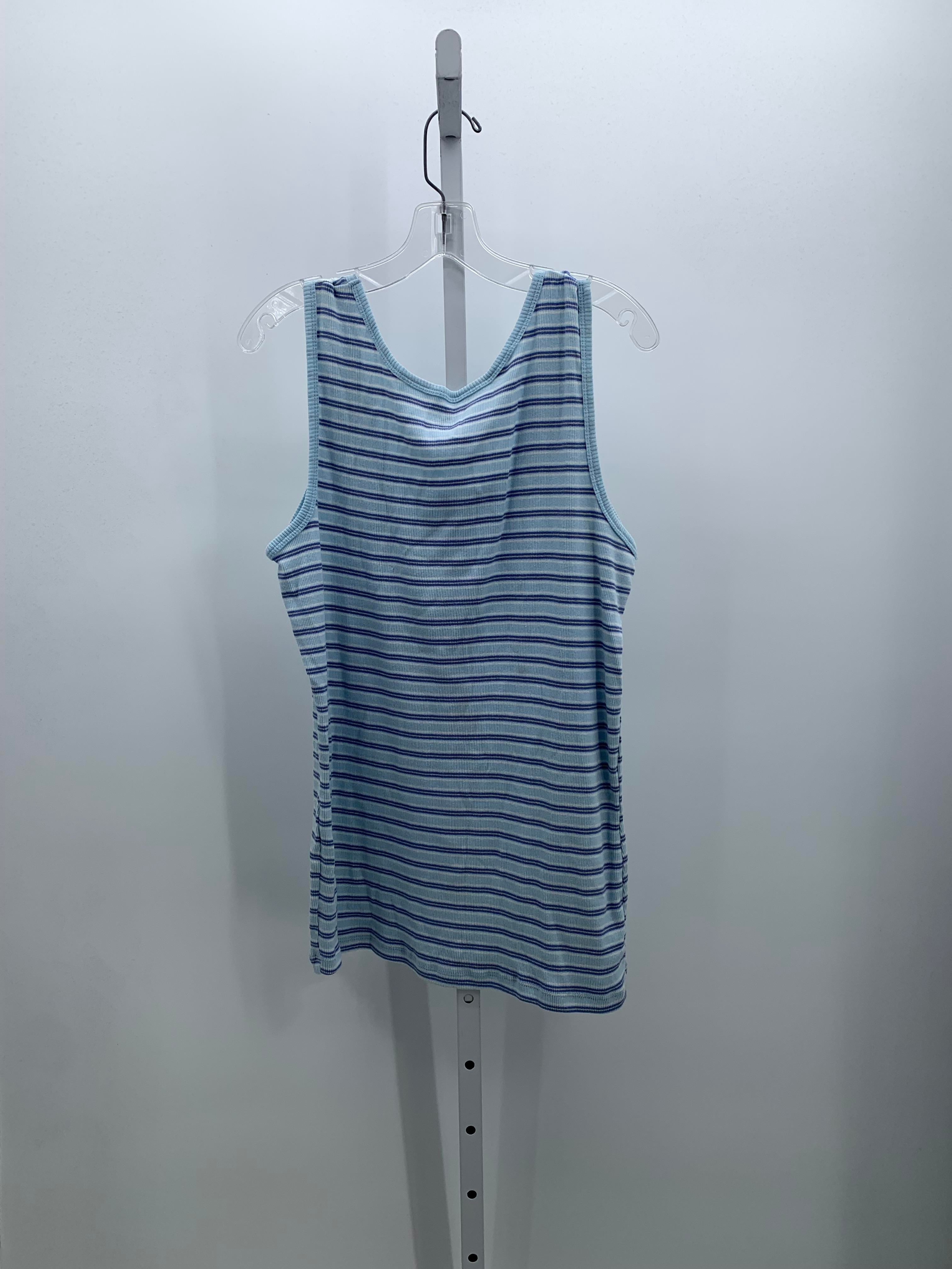 New Additions Blue Size XXL Maternity Tank