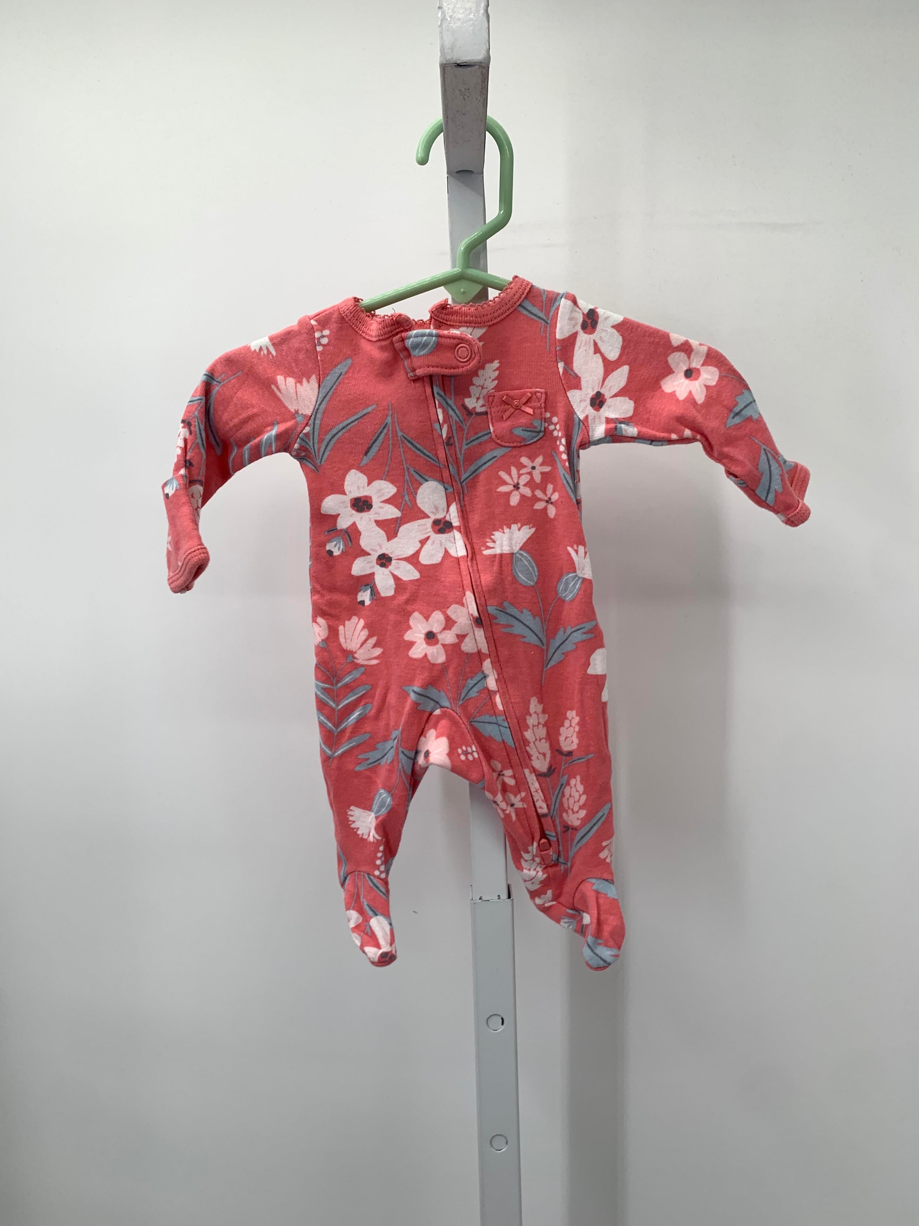 Carters Size Preemie Girls Long Slv. Romper