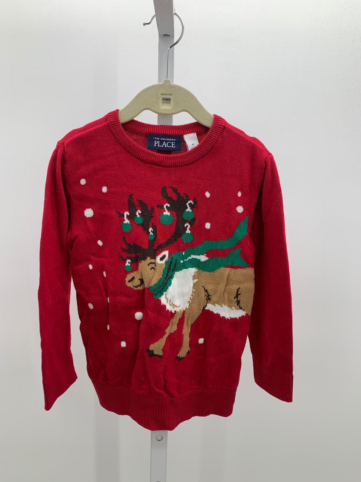LONG SLV SWEATER REINDEER