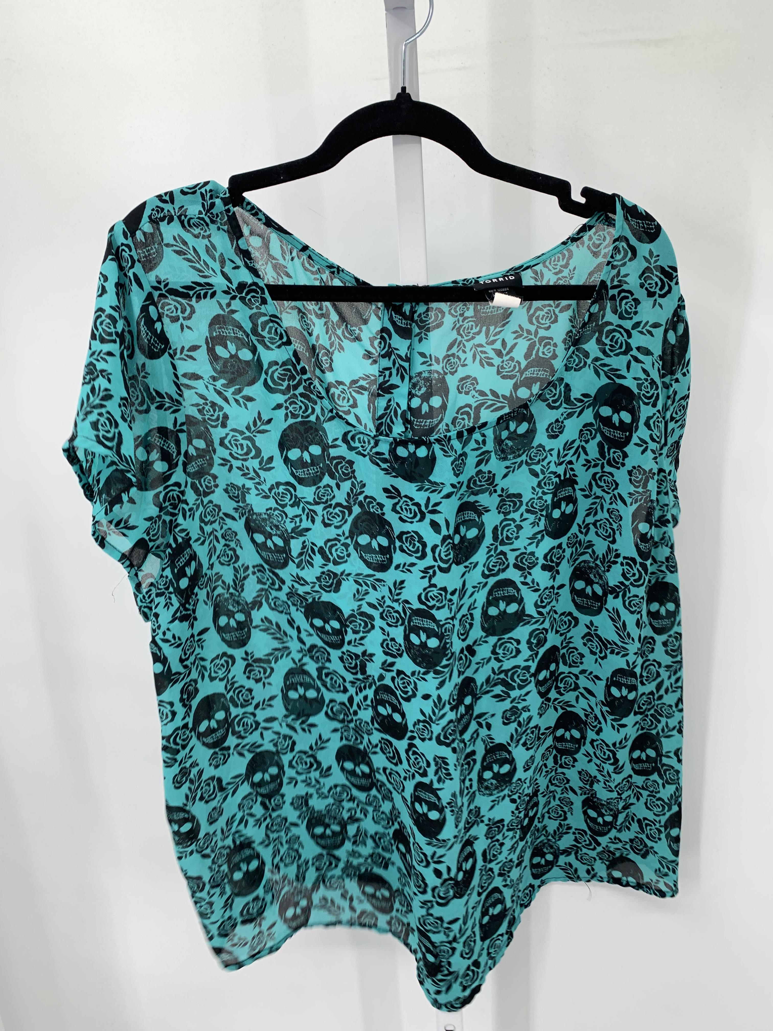 Torrid Size 2X Womens Short Sleeve Shirt