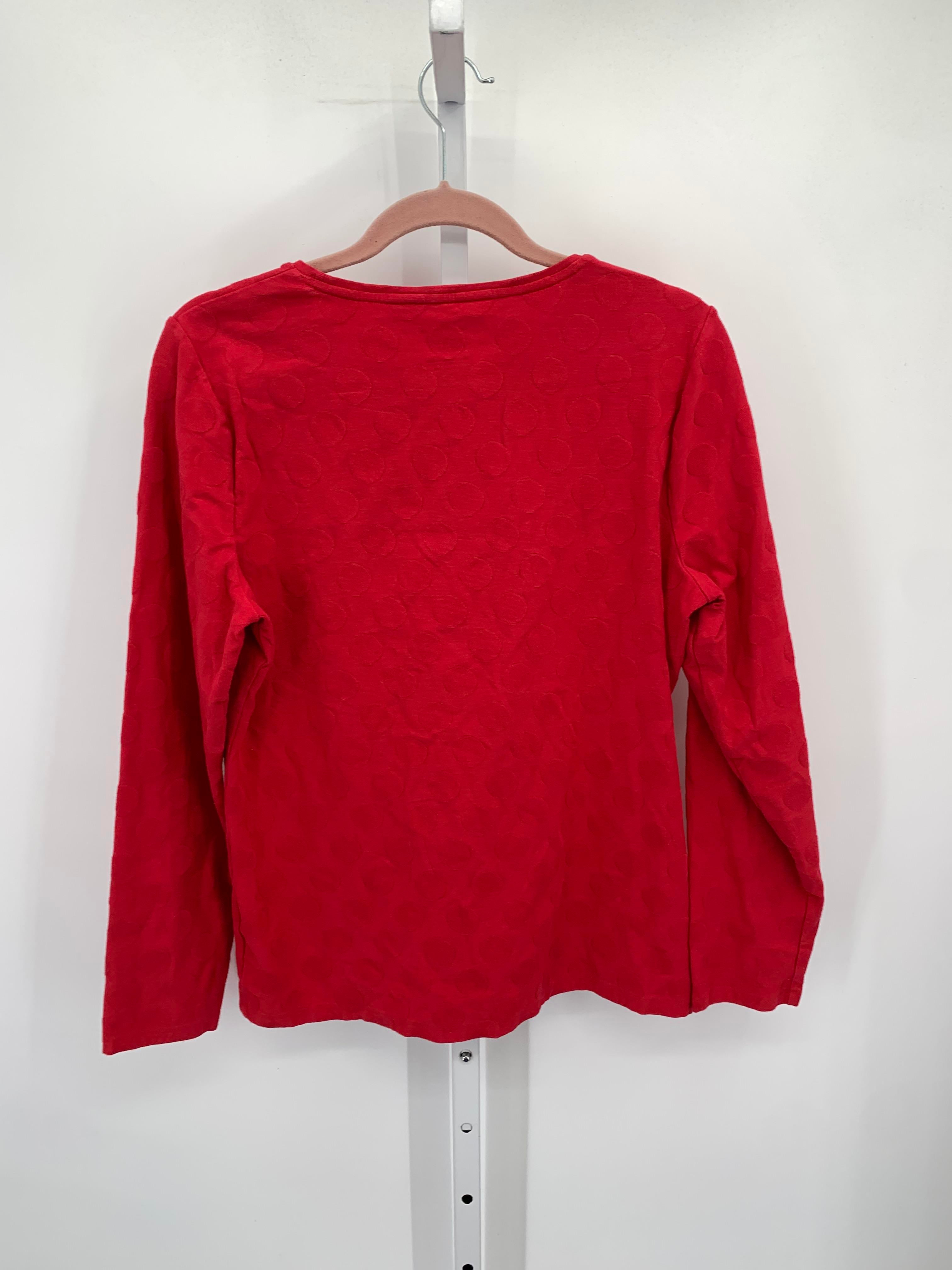 Talbots Size Large Misses Long Sleeve Shirt