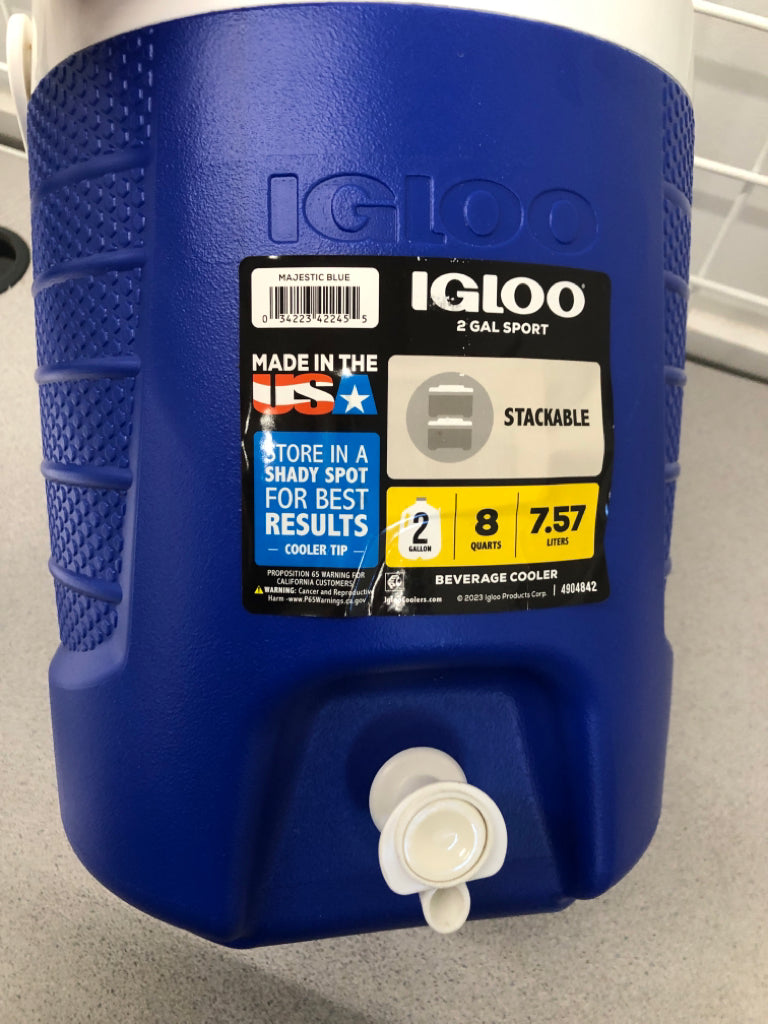 IGLOO BEVERAGE COOLER.
