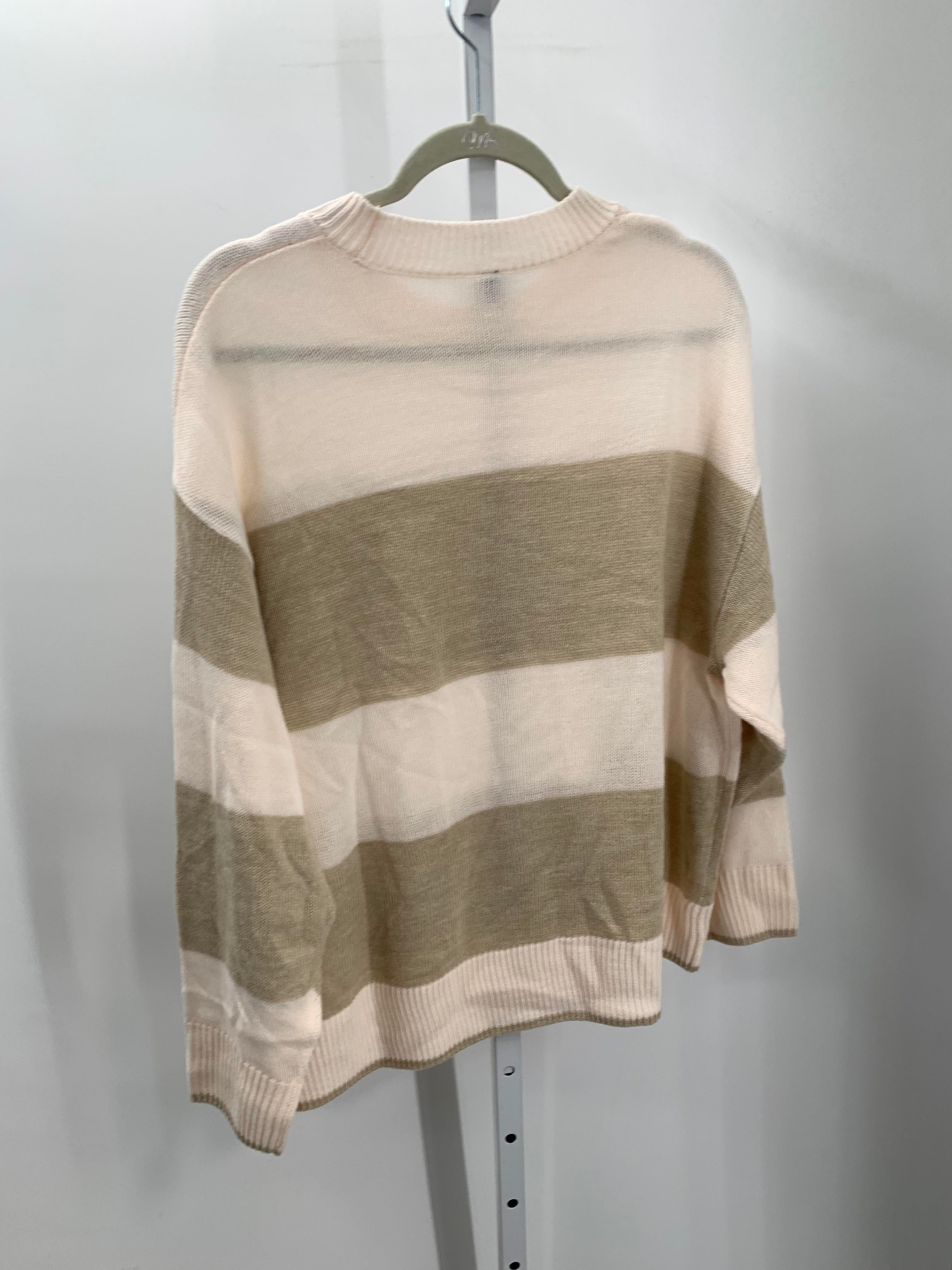 Divided Size Large Juniors Long Sleeve Sweater