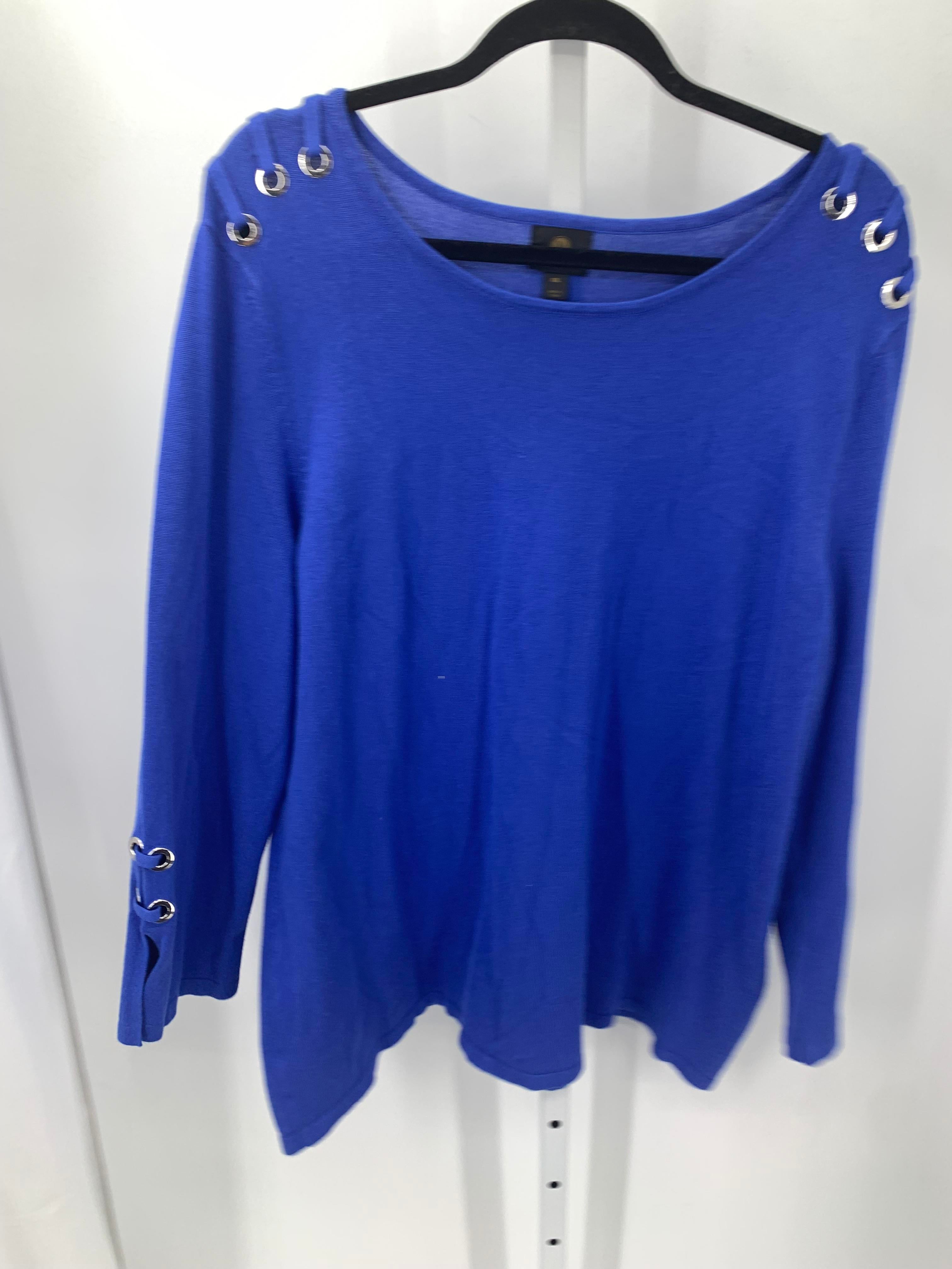 JM Collection Size XXL Misses Long Slv Sweater