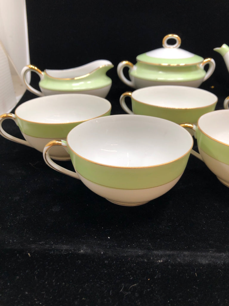 15PC VTG TEA SET SRV FOR 6.