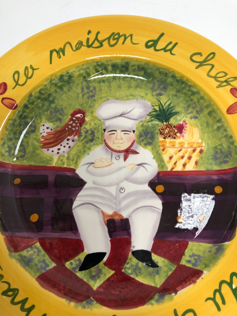 LA MAISON DE CHEF JENNIFER BRINLEY PLATE.
