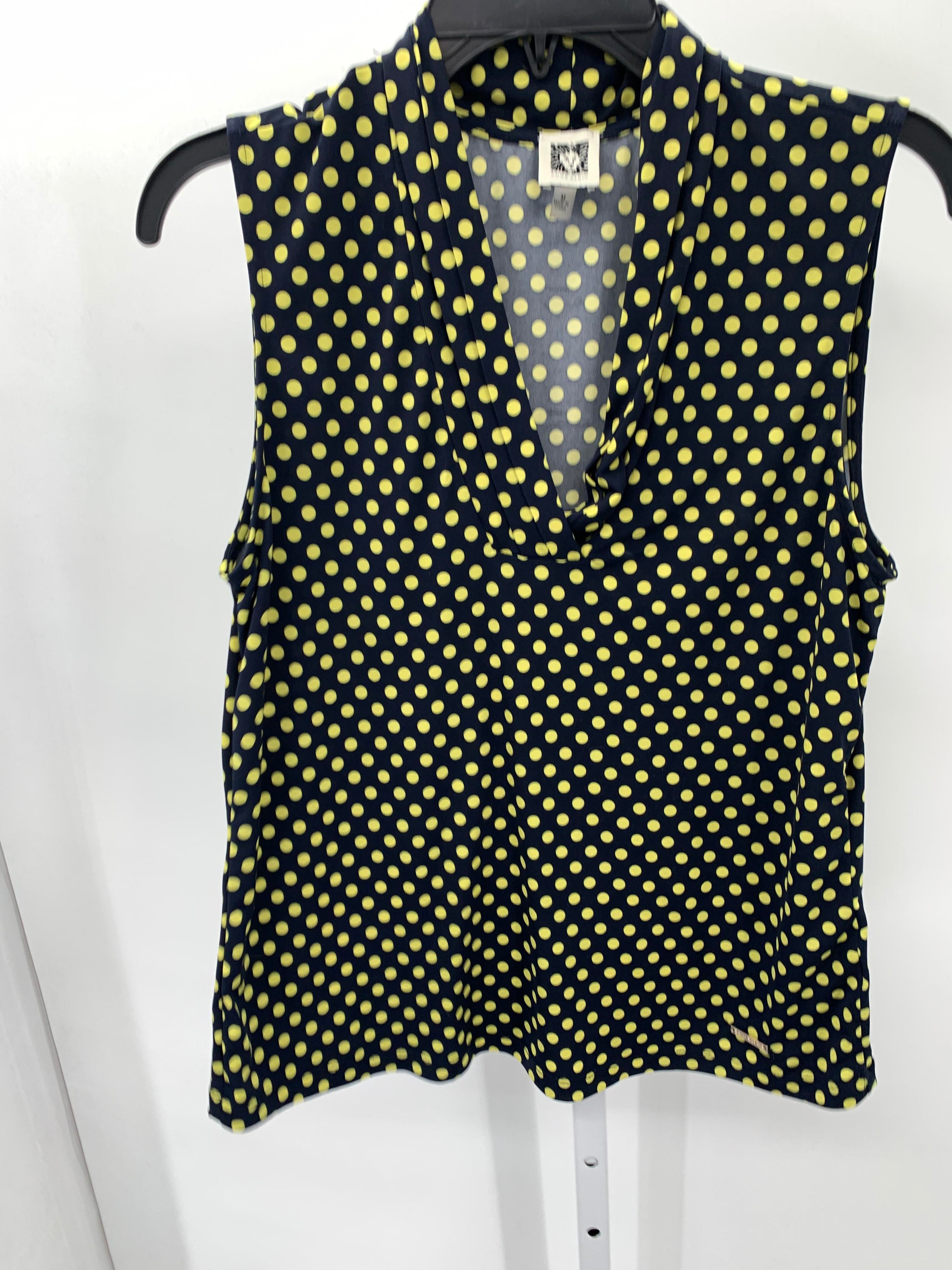 Anne Klein Size Medium Misses Sleeveless Shirt