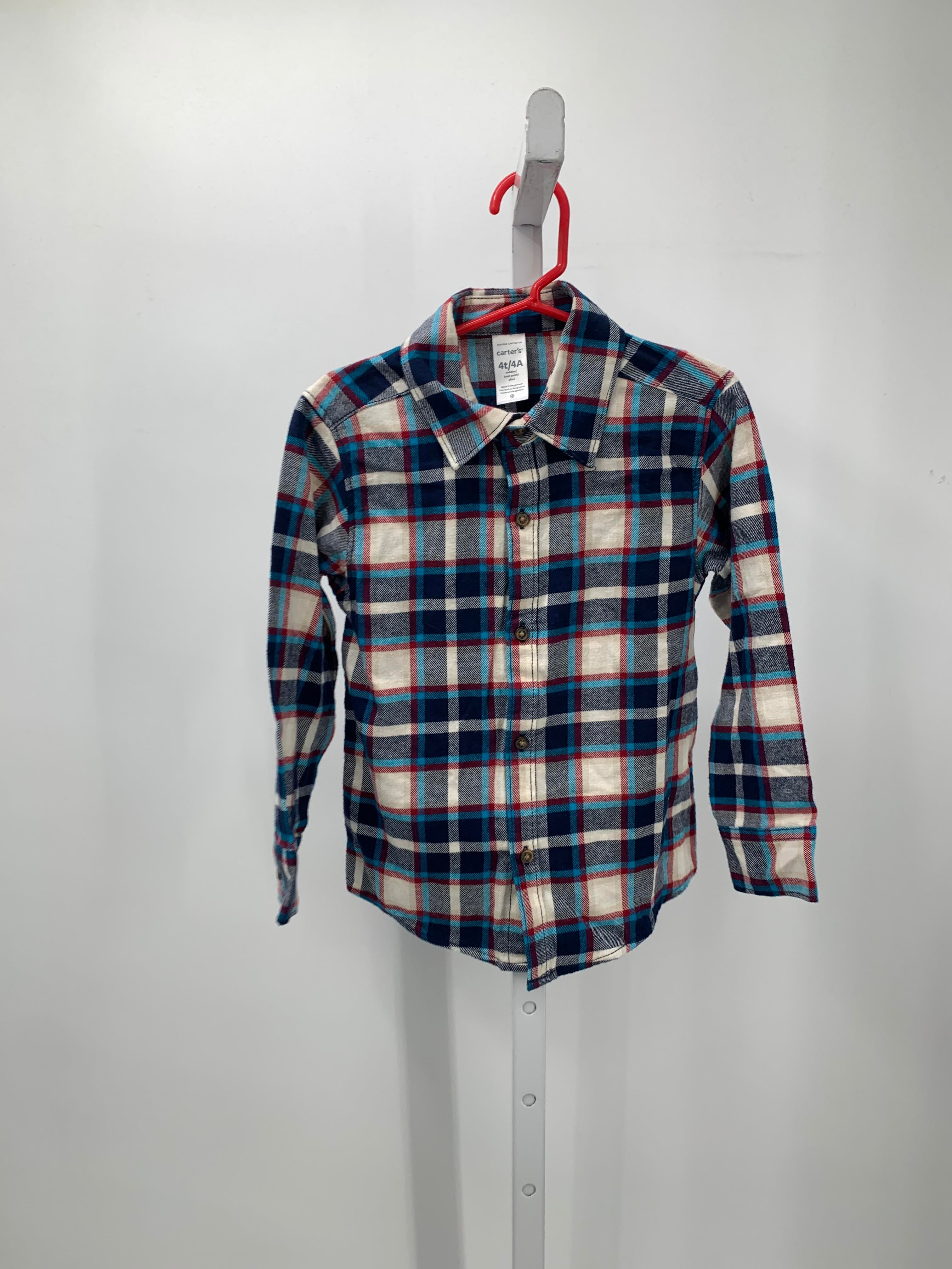 PLAID BTN DOWN