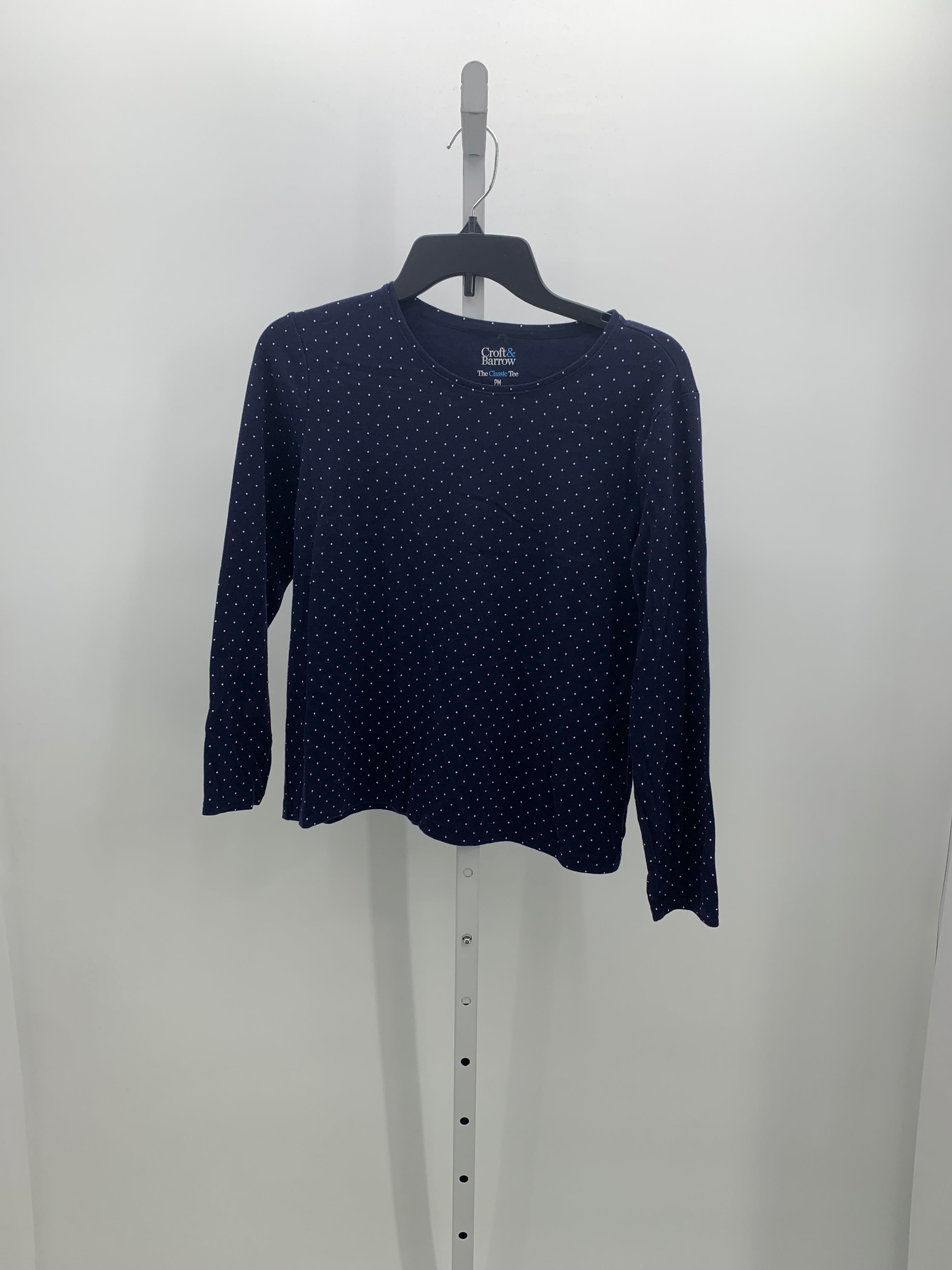 Scott Size Medium Petite Petite Long Sleeve Shirt