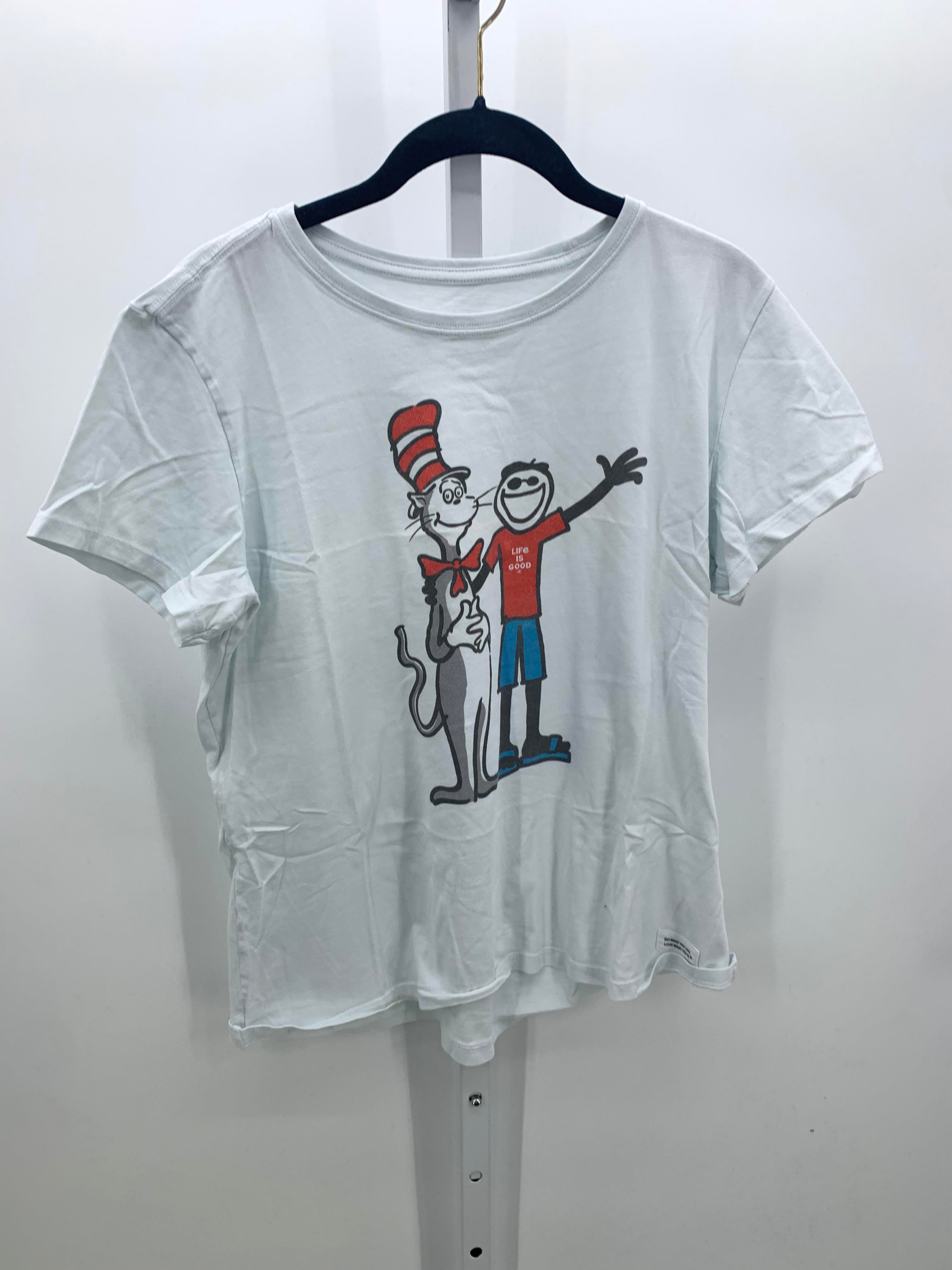 Life is Good Size Large Misses Short Sleeve Shirt