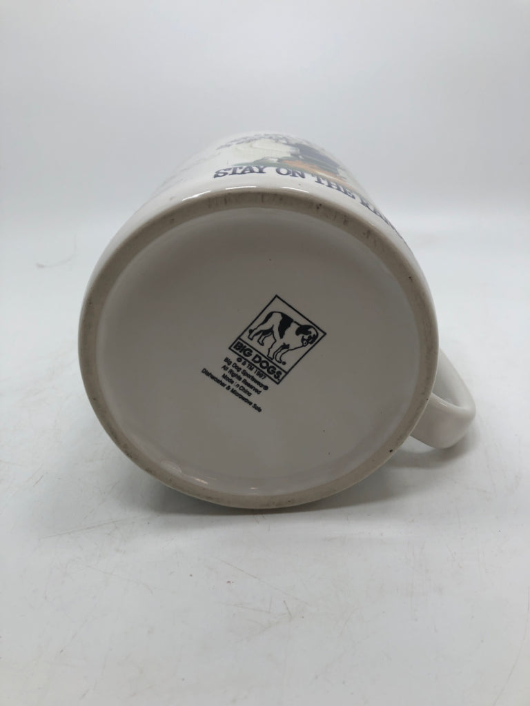 "IF YOU CAN'T DRIVE WITH THE BIG DOGS" GOLF MUG.