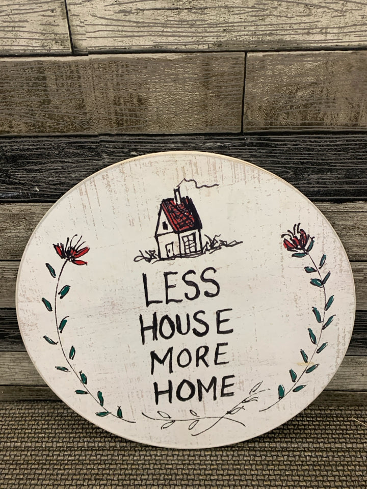 LESS HOUSE ROUND WALL HANGING.