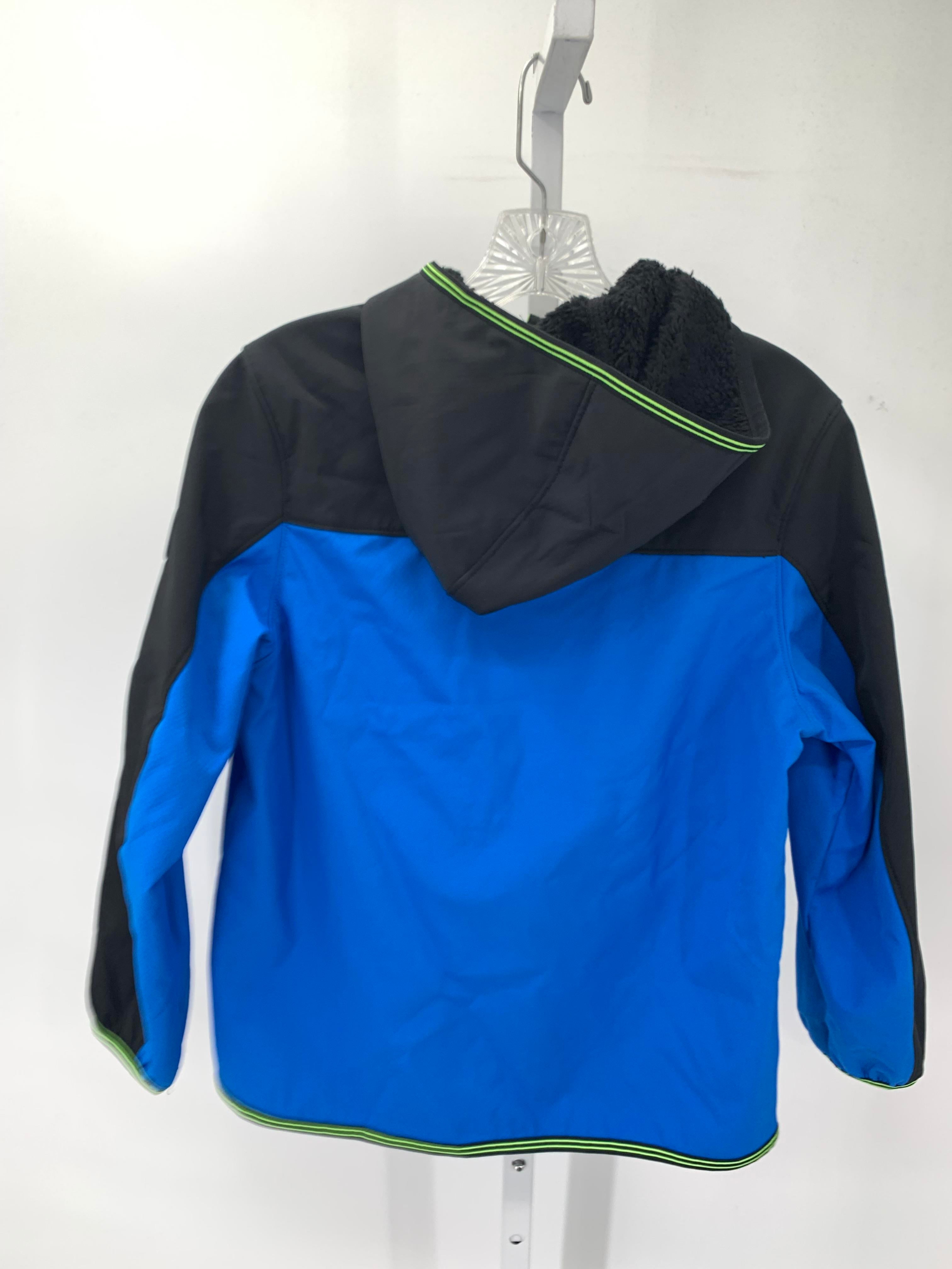 NEW BLUE HOODED ZIP JACKET