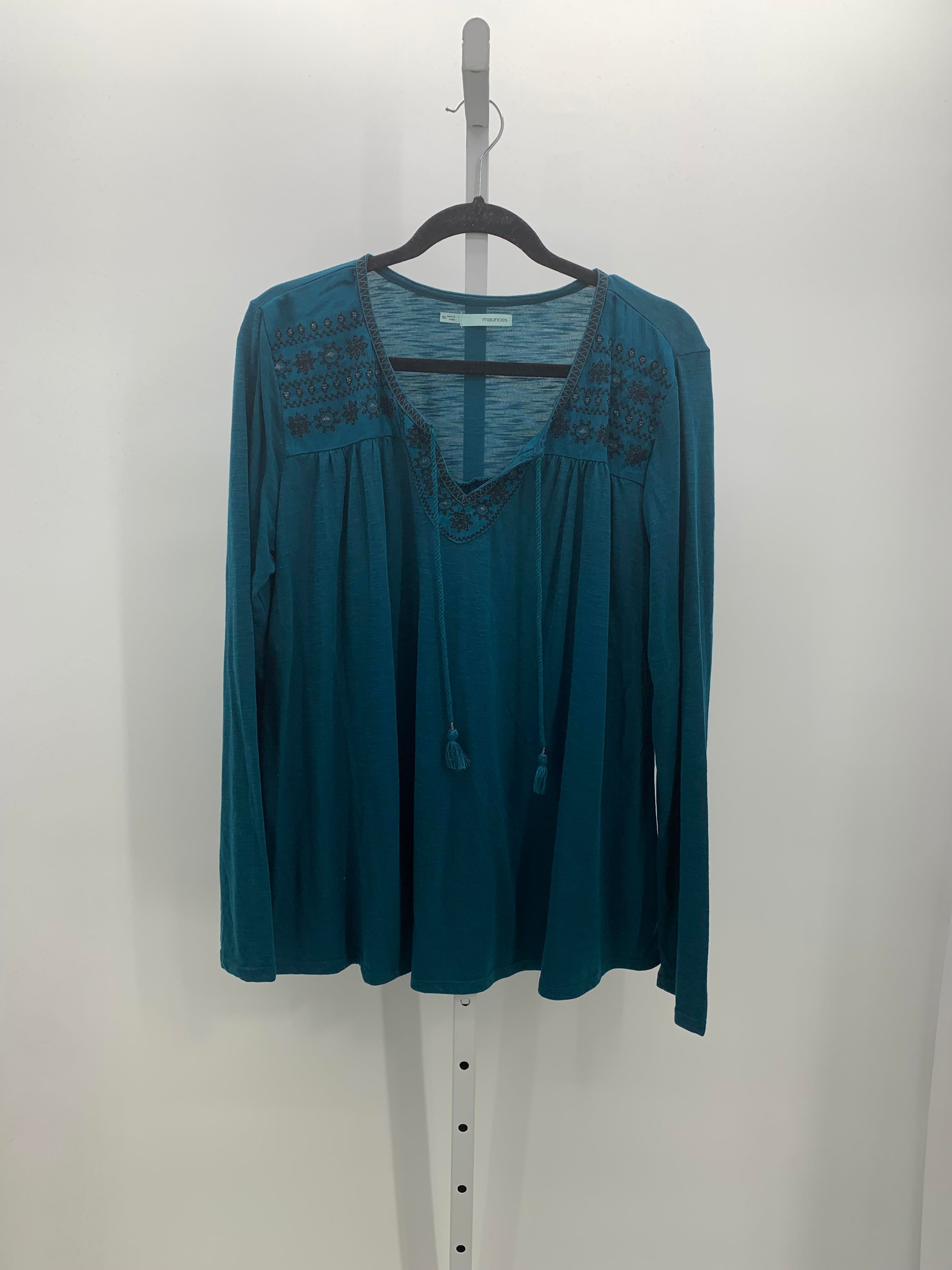 Maurices Size XXL Misses Long Sleeve Shirt