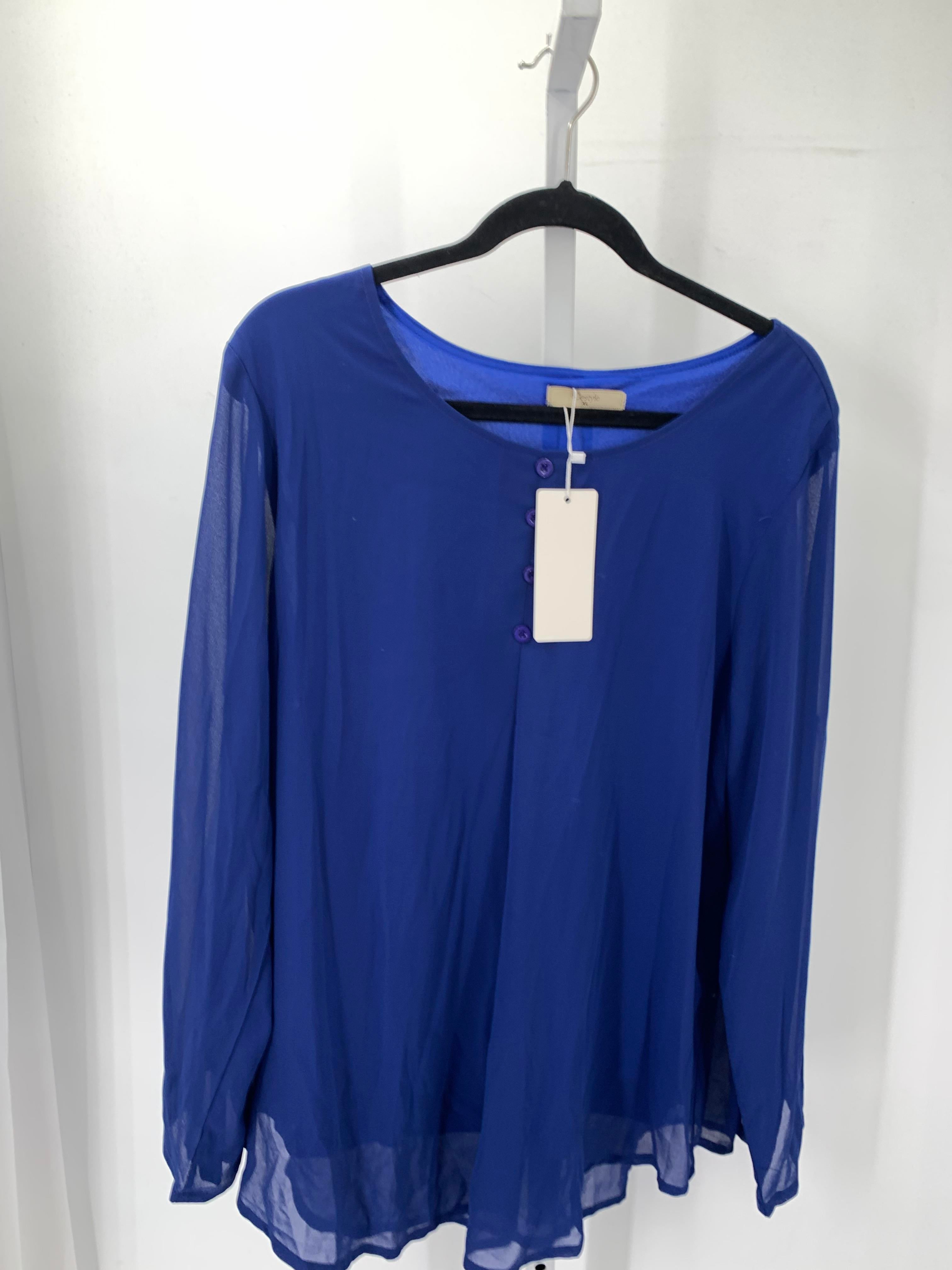 Size Extra Large Misses Long Sleeve Shirt