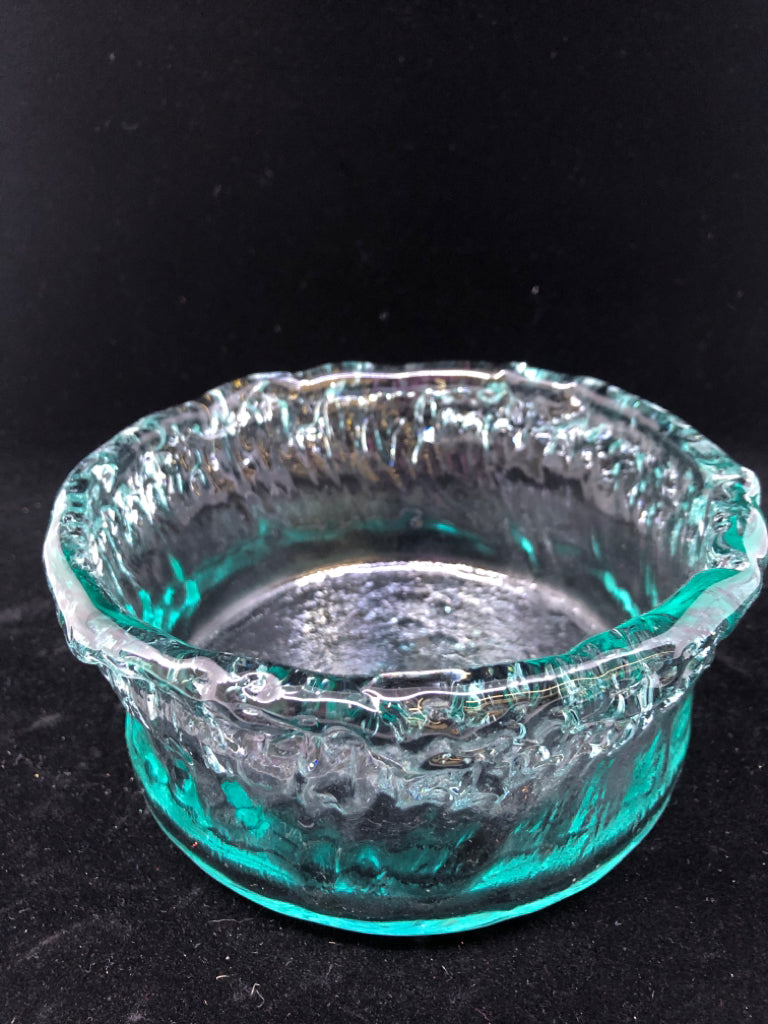 TINTED GLASS BOWL.