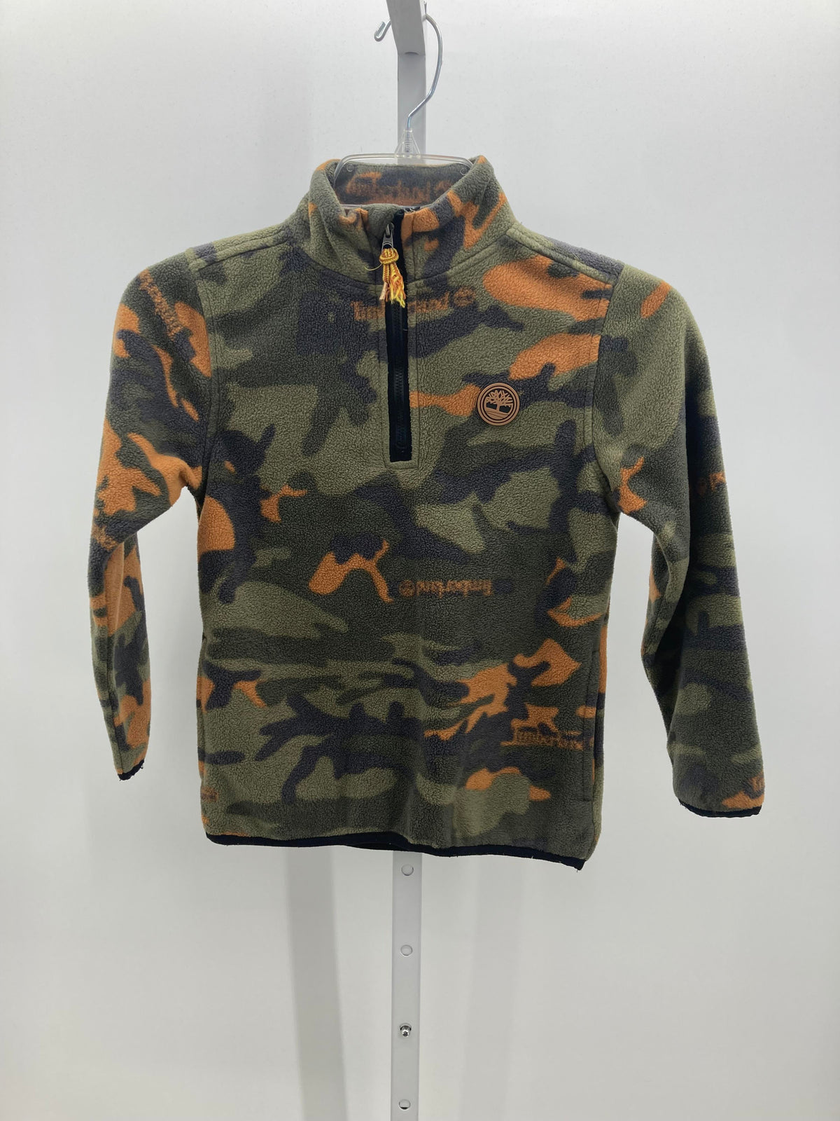 CAMO PARTIAL ZIP FLEECE